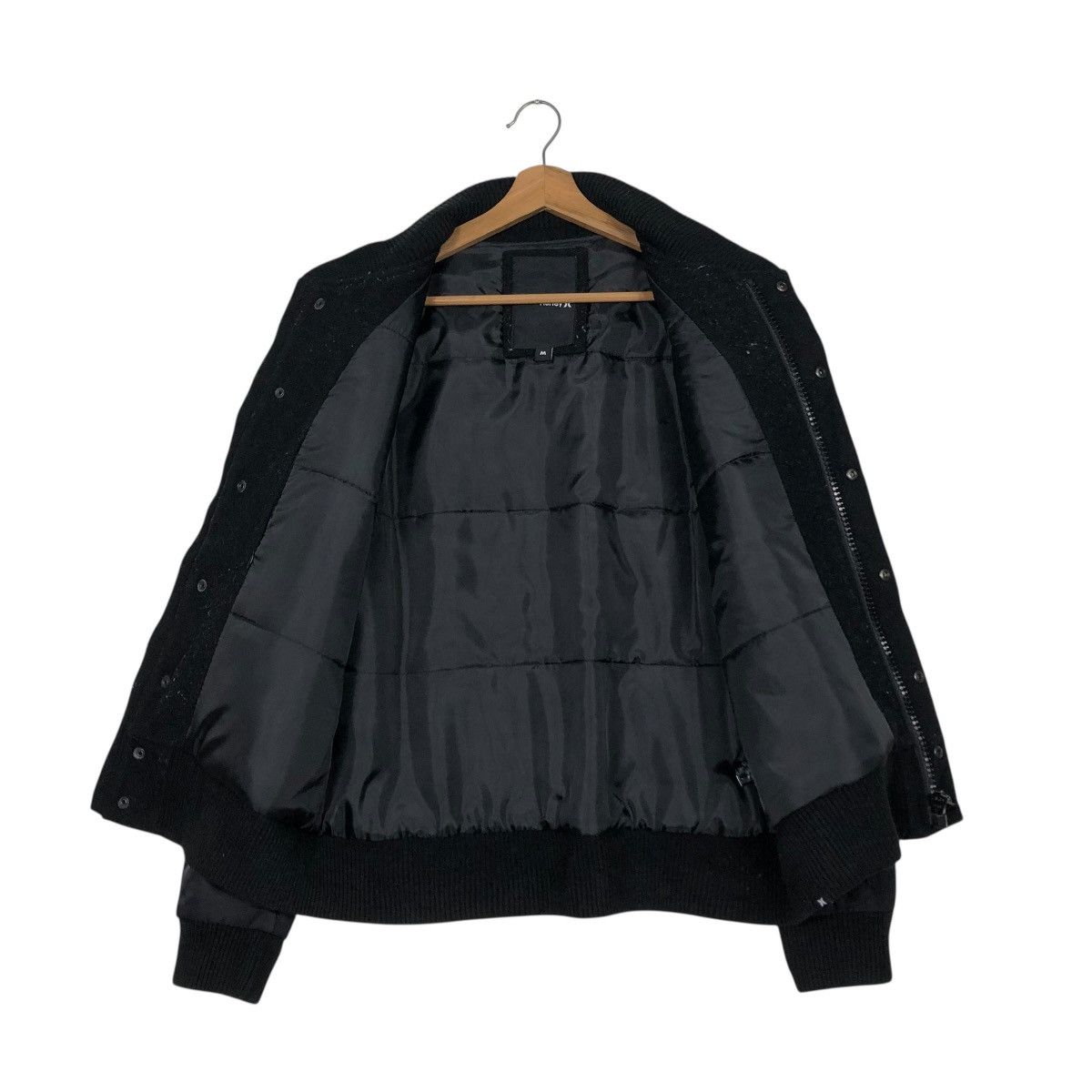 Japanese Brand 🔥RICH BLACK BOMBER JACKET DESIGN HURLEY ISSEY MIYAKE Size US M / EU 48-50 / 2 - 15 Thumbnail