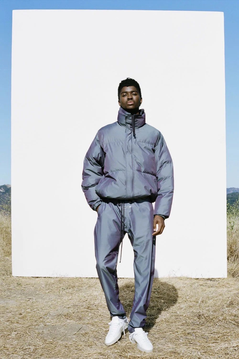 Essentials Fear of God Essentials Iridescent Track Pants Size US 35 - 3 Thumbnail