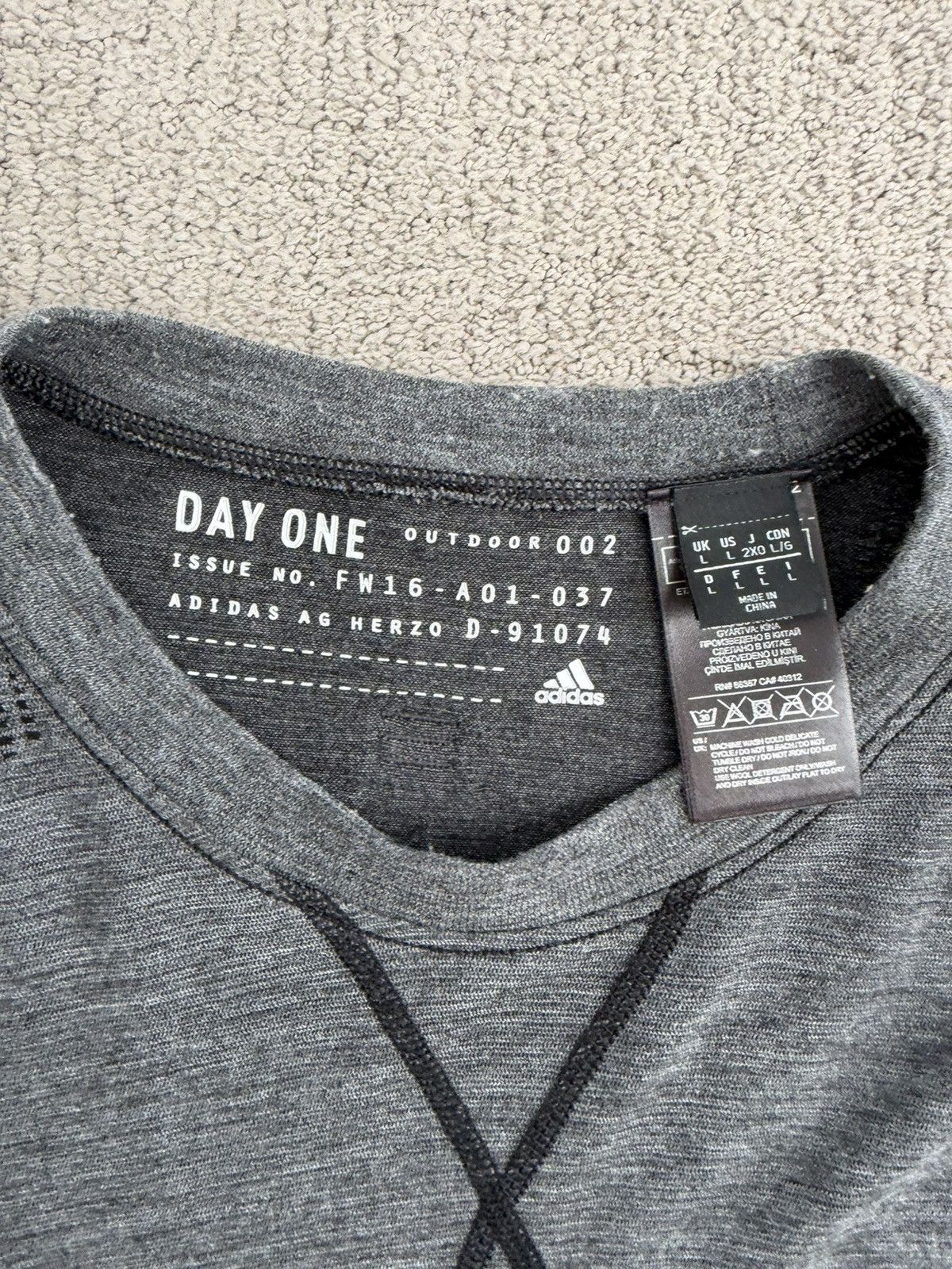 Adidas Adidas Day One Base Layer Long Sleeve Tee Size US L / EU 52-54 / 3 - 2 Thumbnail