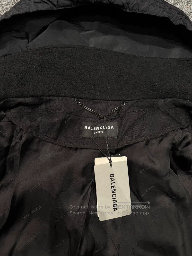Balenciaga Balenciaga Hooded Long Coat Size US S / EU 44-46 / 1 - 6 Thumbnail