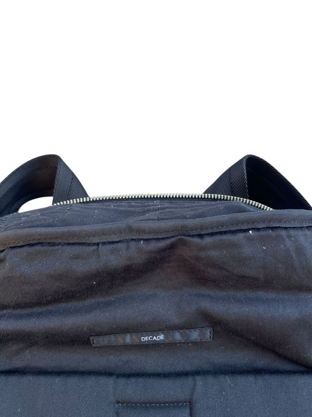 Leather DECADE Japan Patina Leather Backpack Bag Denim Design Size ONE SIZE - 23 Thumbnail