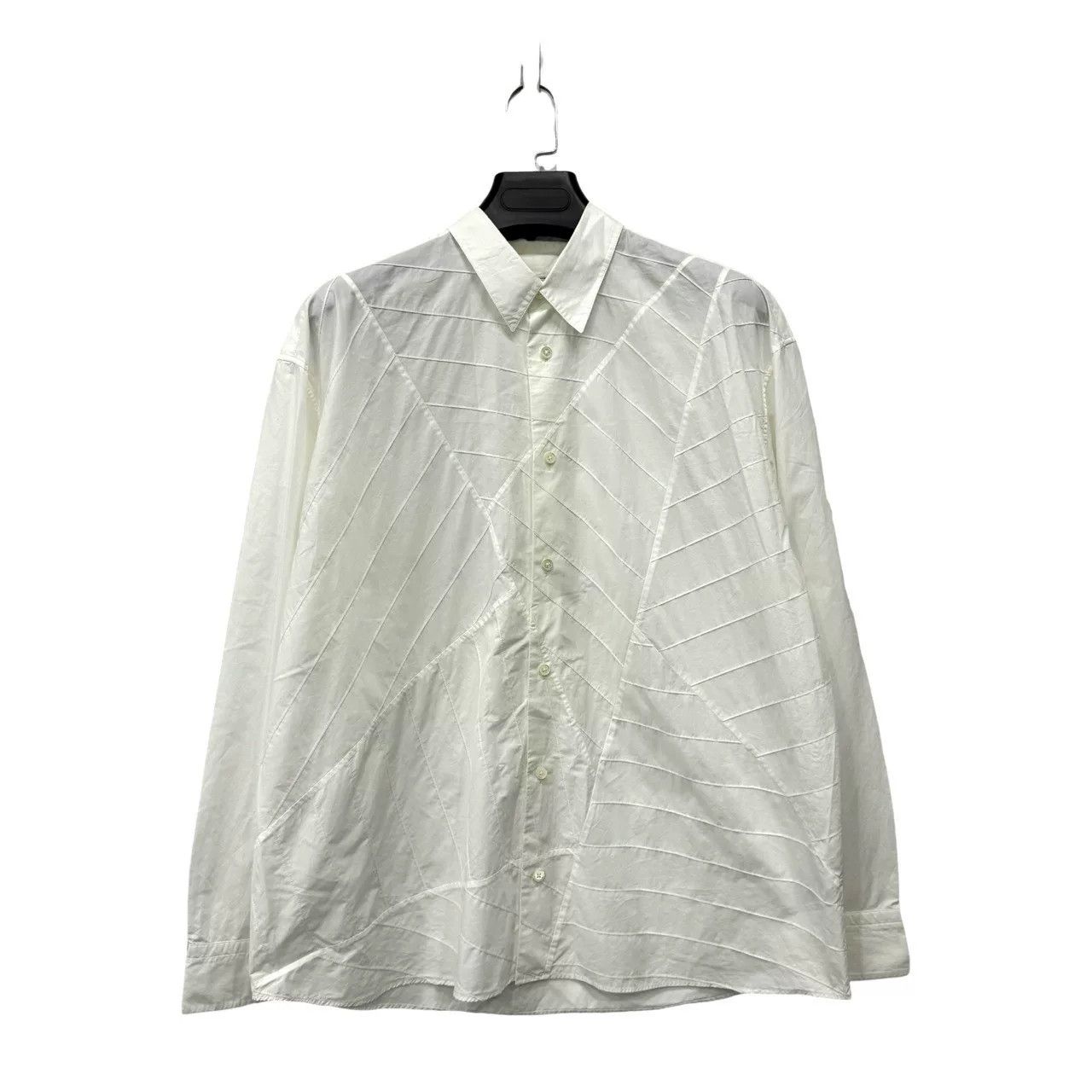 Hermes Hermes White Striped Shirt Size 41 Size US XS / EU 42 / 0 - 1 Thumbnail