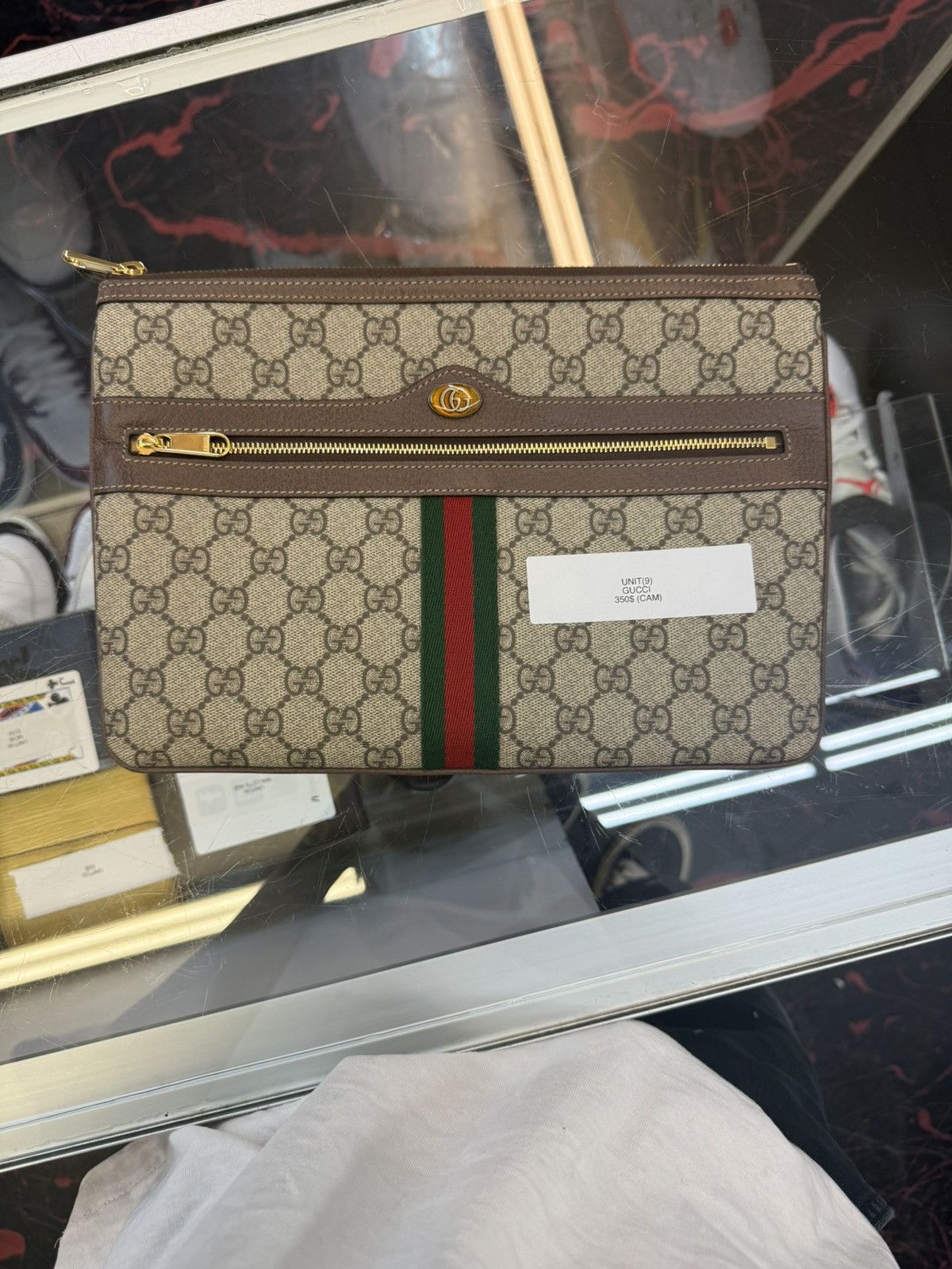 Gucci Gucci Ophidia Patent leather clutch bag Size ONE SIZE - 1 Thumbnail