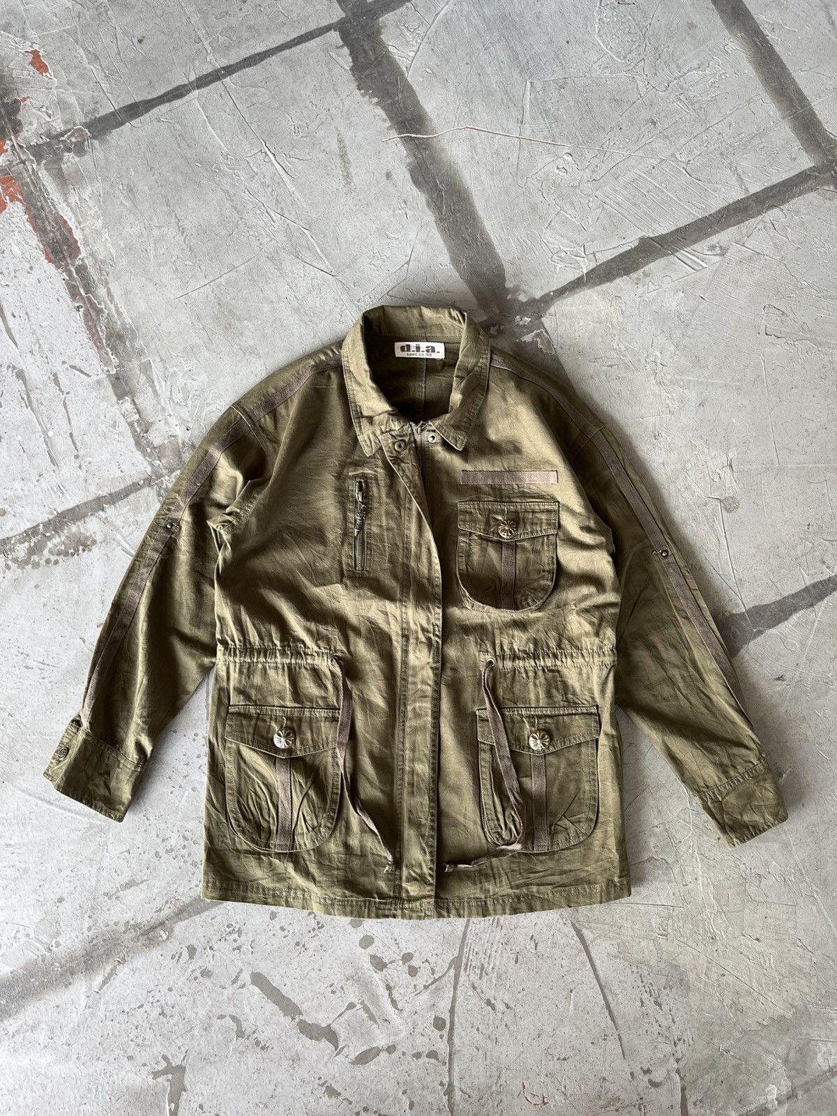 Japanese Brand D.I.A military Multi Pocket Detachable Jacket Size US M / EU 48-50 / 2 - 2 Thumbnail