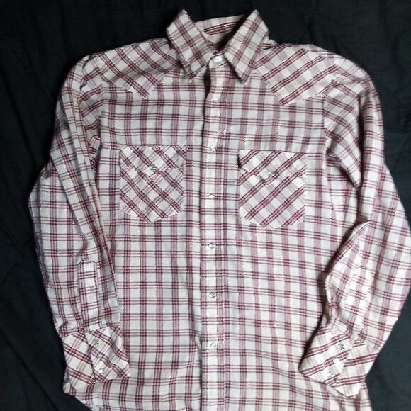 Other Vintage Silver Spur Plaid Pearl Snap Western Shirt Size US L / EU 52-54 / 3 - 2 Thumbnail
