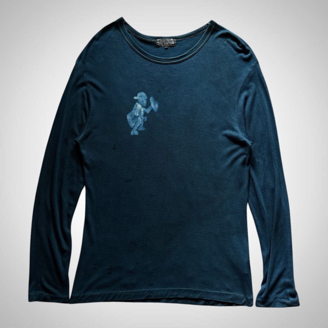 Yohji Yamamoto Yohji Yamamoto Pour Homme S/S 06 Baseball Indigo Dyed LS Size US L / EU 52-54 / 3 - 1 Thumbnail