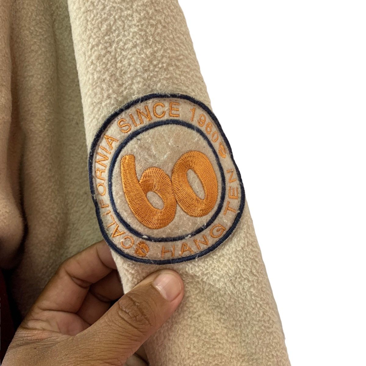 Hang Ten VINTAGE HANG TEN SURFWEAR VARSITY ZIPPER JACKET Size US L / EU 52-54 / 3 - 7 Thumbnail