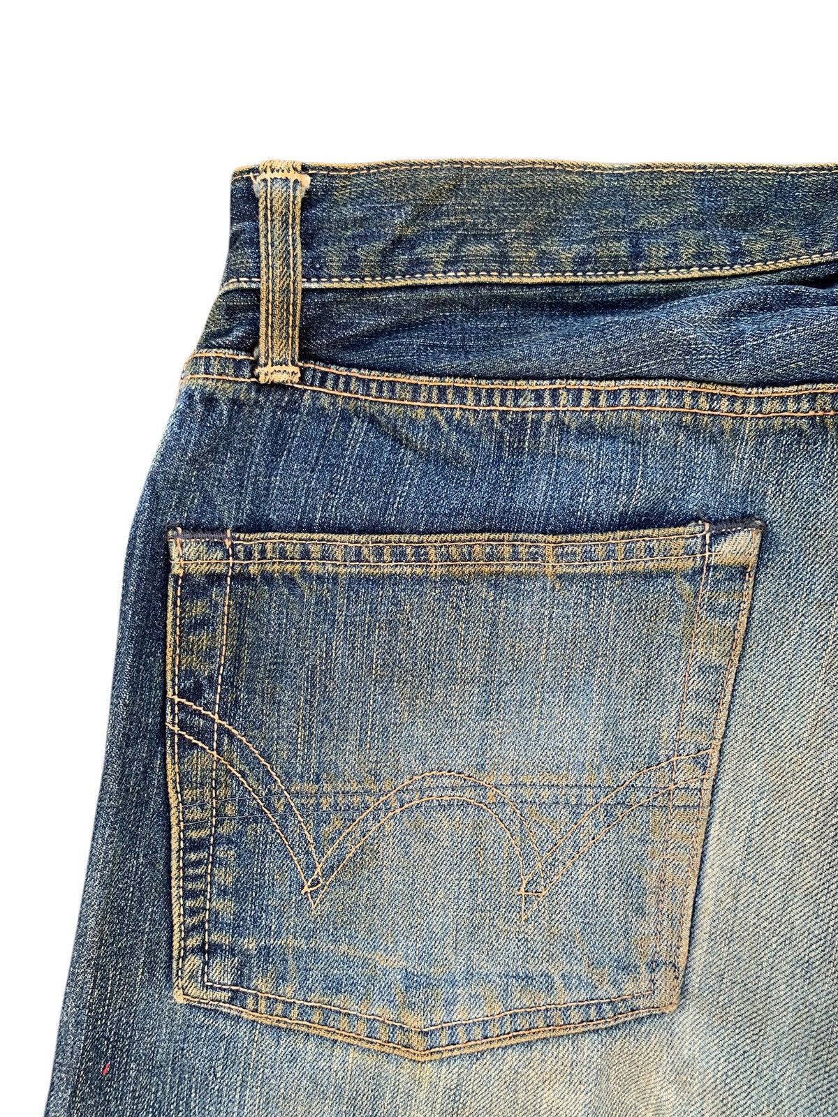 Edwin VINTAGE EDWIN SELVEDGE 505s JAPANESE DISTRESSED DENIM Size US 32 / EU 48 - 17 Thumbnail