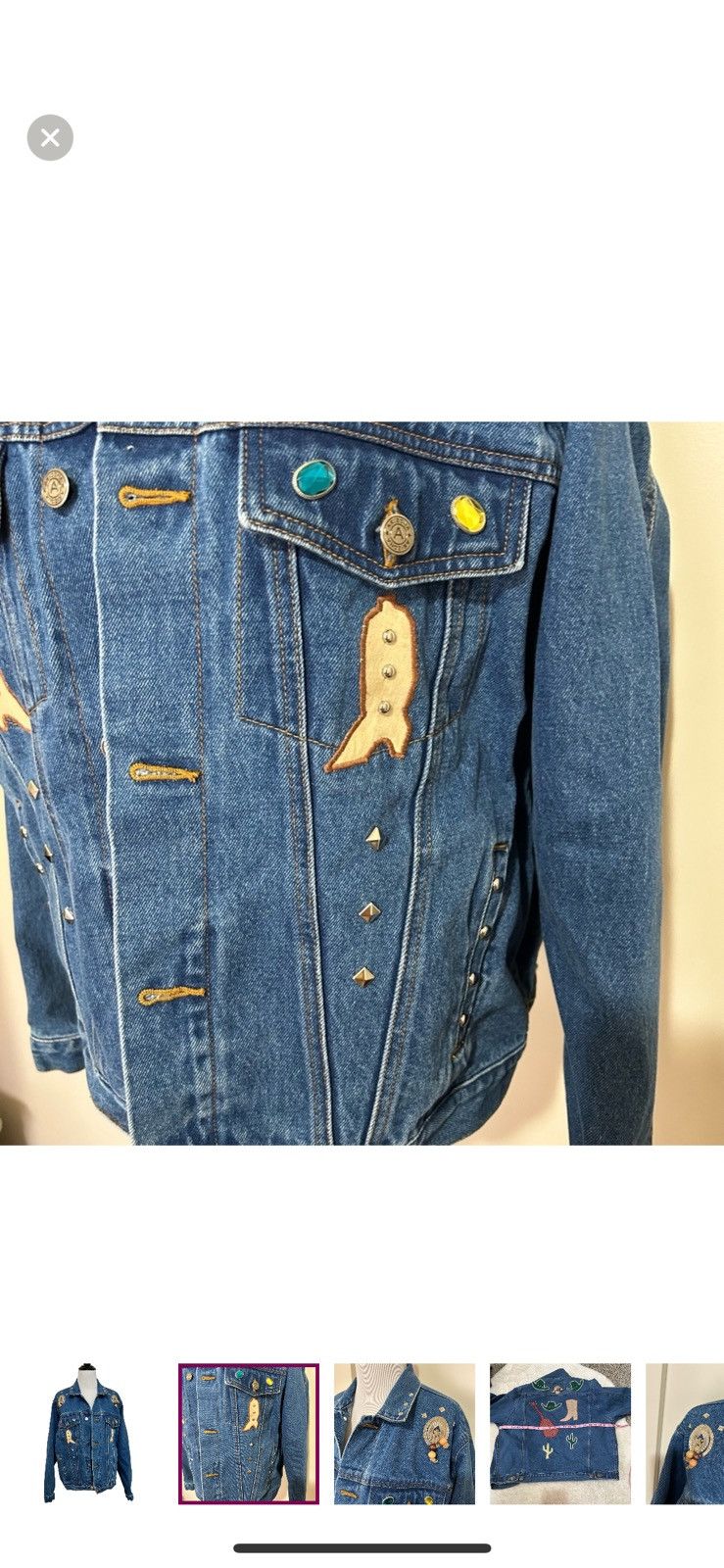 Arizona Jean Co. Arizona Jean company XL cowboy southwest embroidered jacket Size XL / US 12-14 / IT 48-50 - 2 Thumbnail