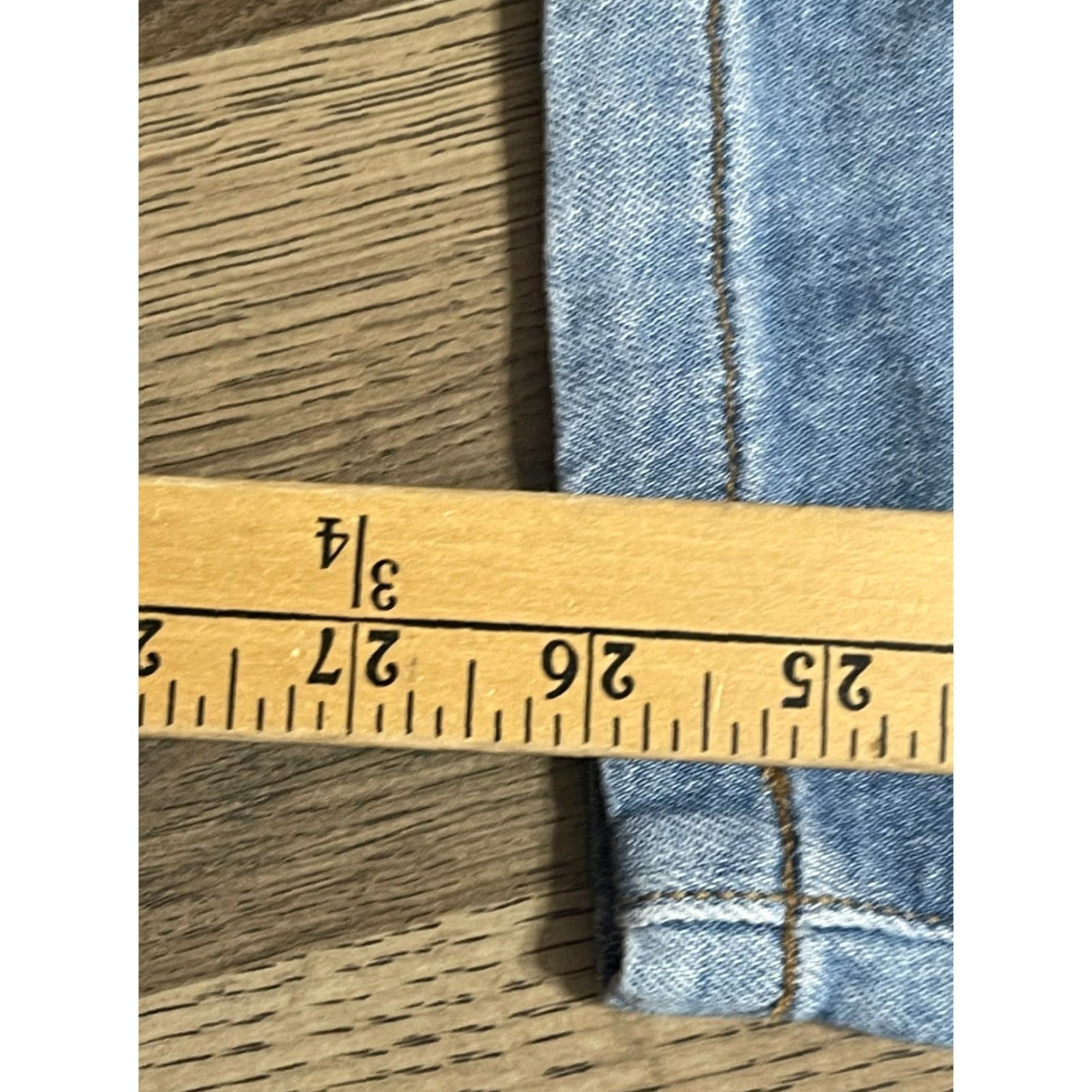 Vintage Sonoma Jeans Women's Size 12 Capris Blue Denim Relaxed Pockets Jeans Women 12 Capri Pockets Size 34" / US 12 / IT 48 - 5 Thumbnail