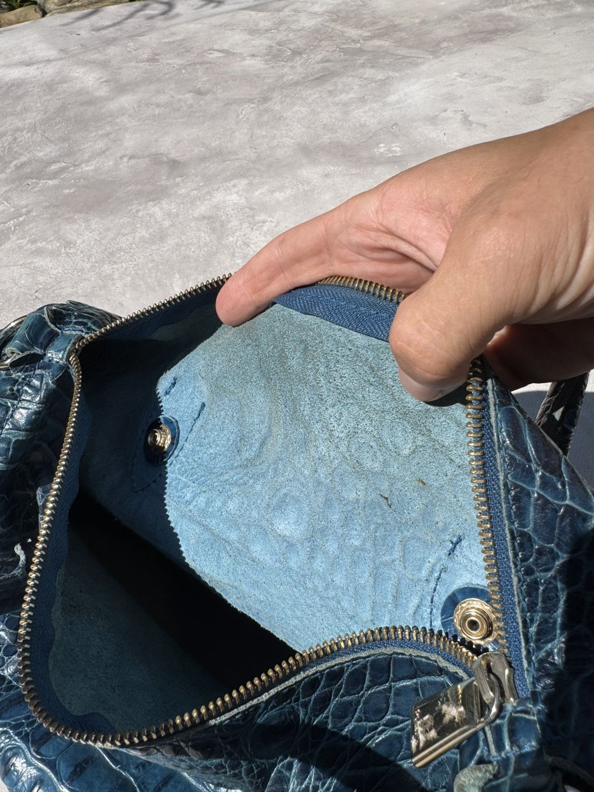 Furla Furla Crocodile Leather Bag Size ONE SIZE - 11 Thumbnail