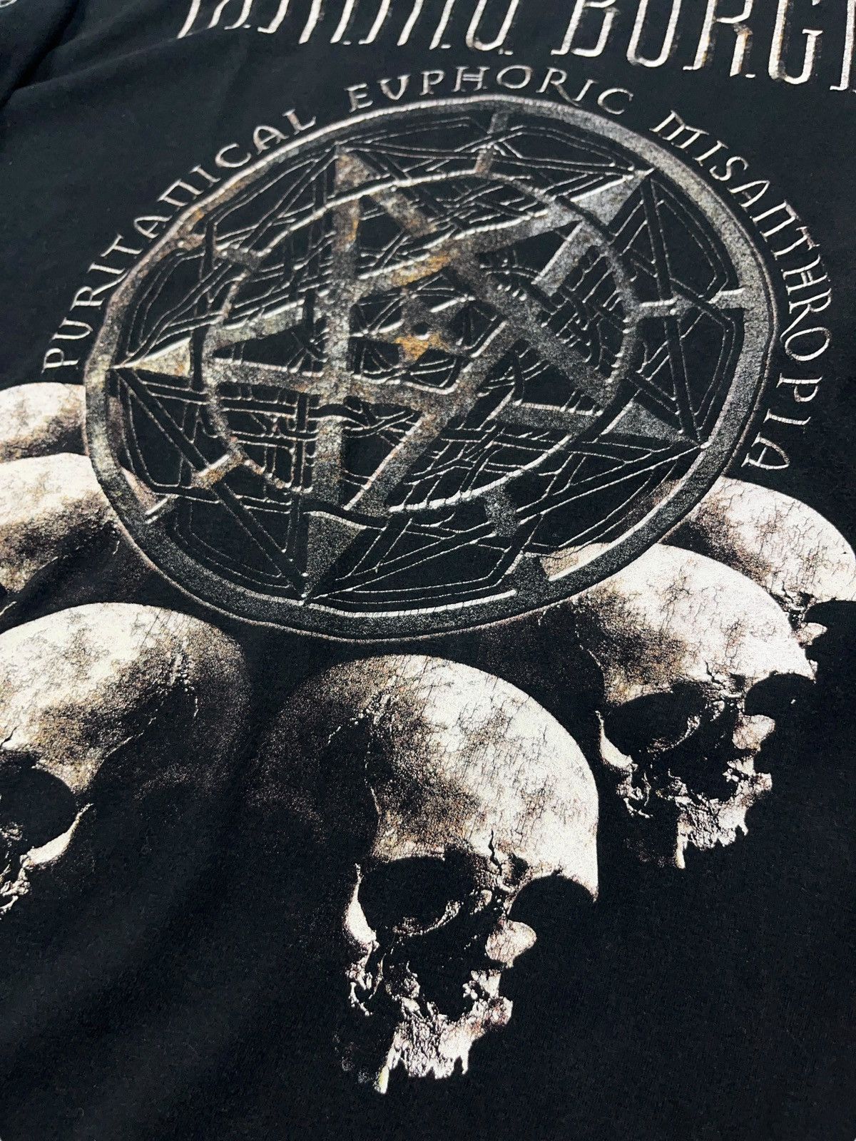 Band Tees × Vintage Vintage 00s Dimmu Borgir Puritanical Euphoric Misanthropia Size US L / EU 52-54 / 3 - 5 Thumbnail
