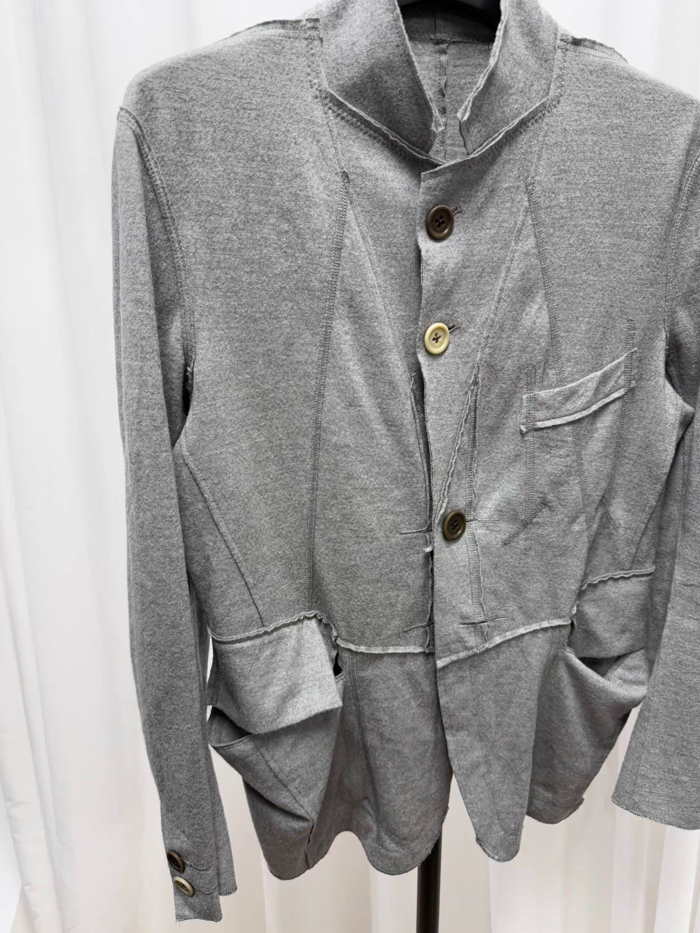 Takahiromiyashita The Soloist. The Soloist Deconstructed Tailored Wool Blazer K20 Size US S / EU 44-46 / 1 - 2 Thumbnail