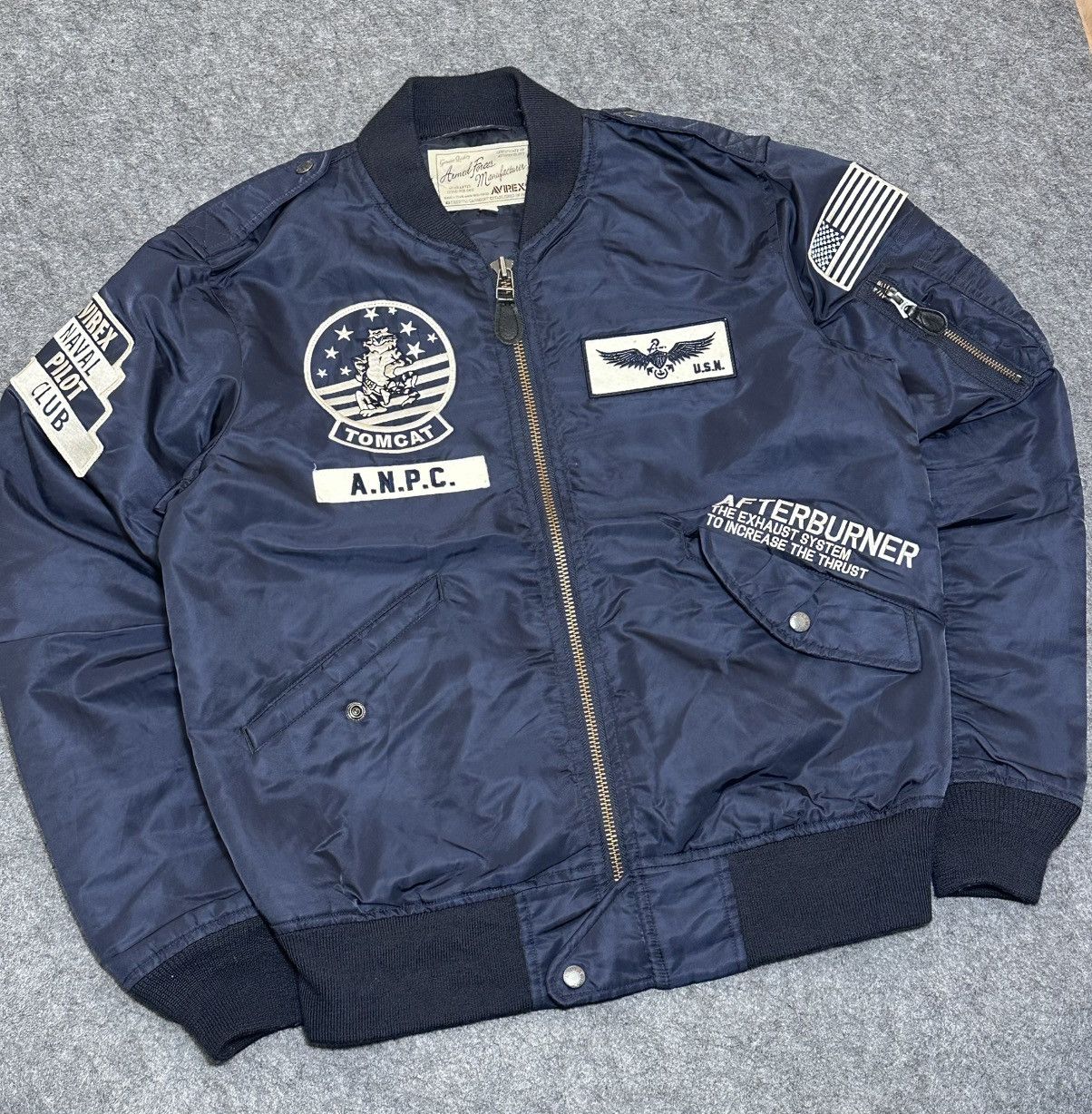 Avirex Avirex Tomcat L-2B flight jacket various military. Size US L / EU 52-54 / 3 - 4 Thumbnail