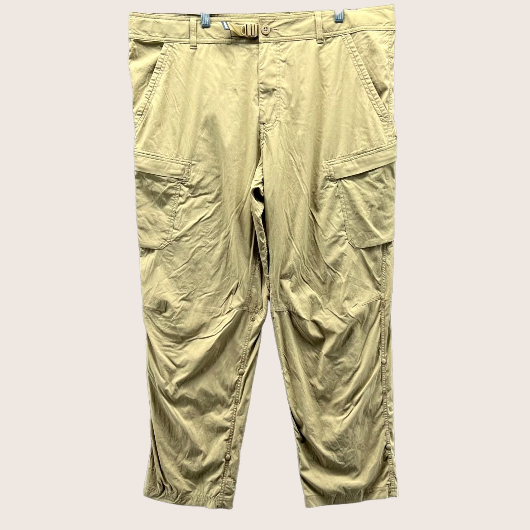 Vintage VINTAGE Rei Co-op Pants Mens 40x30 Khaki Hiking Zip 131002 Cargo Pants Beige Regular Men's Size US 40 / EU 56 - 1 Thumbnail
