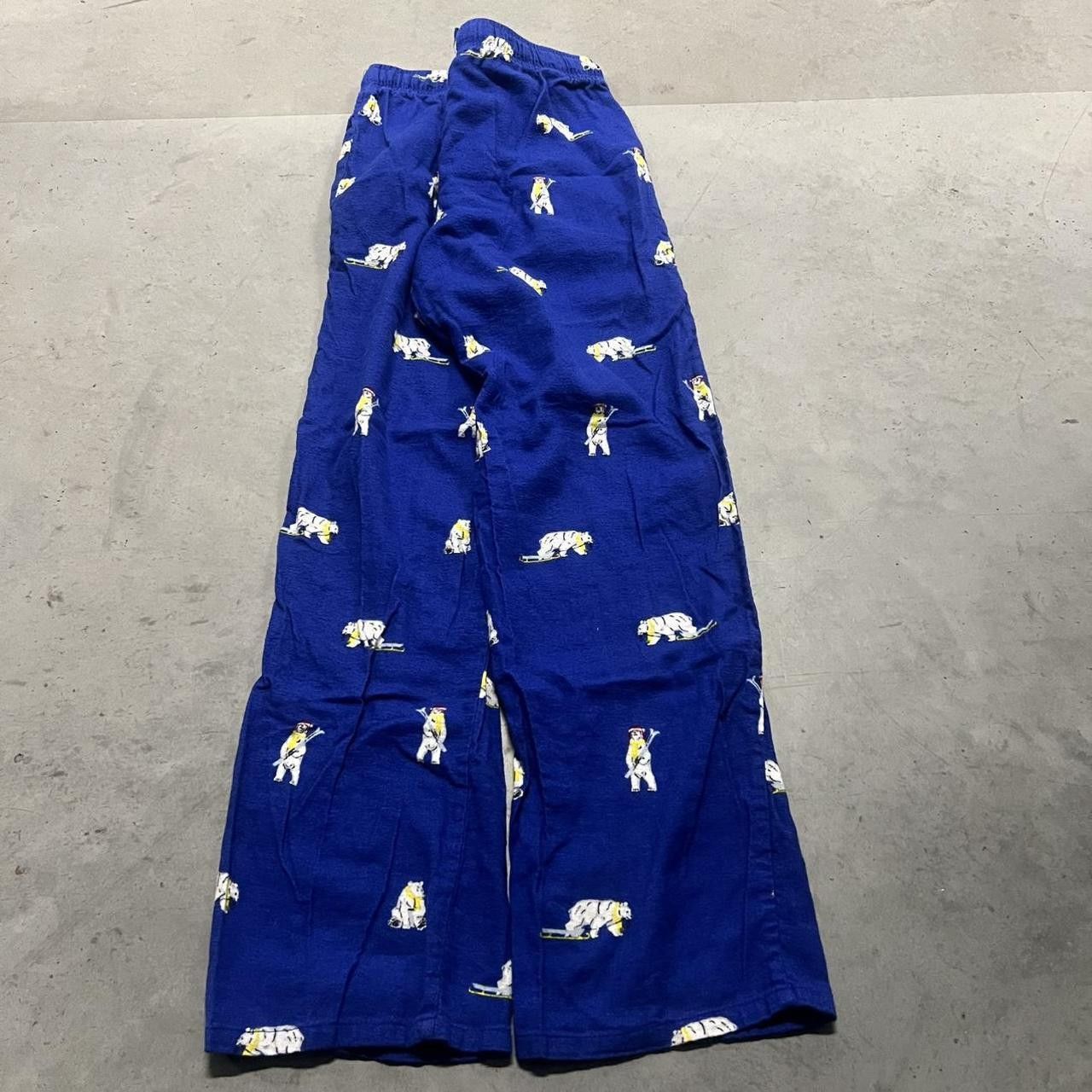 Vintage Vintage Y2K/2000s Baggy Skiing Polar Bear Pajama pants Sweatpants! Size US 32 / EU 48 - 5 Thumbnail