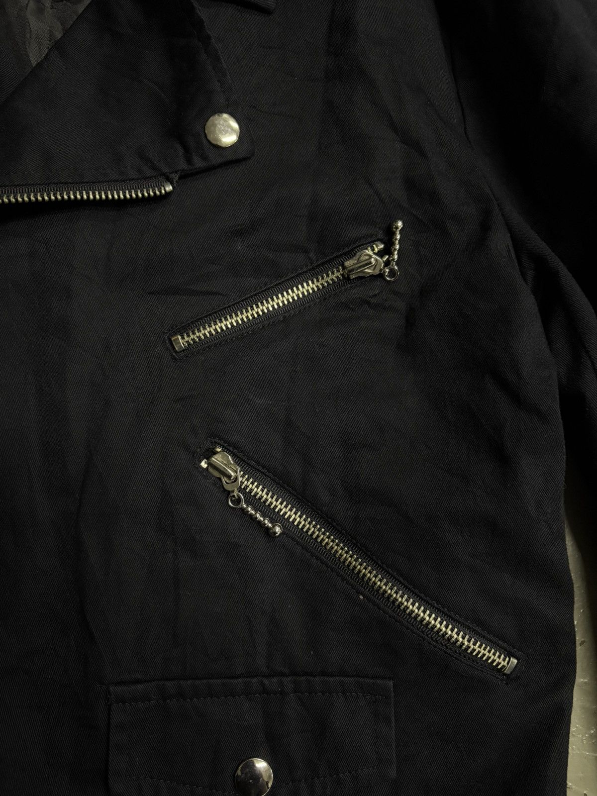 Attachment Hybrid Ramones Double Collar Breasted Biker Zipper Jacket Size US S / EU 44-46 / 1 - 9 Thumbnail