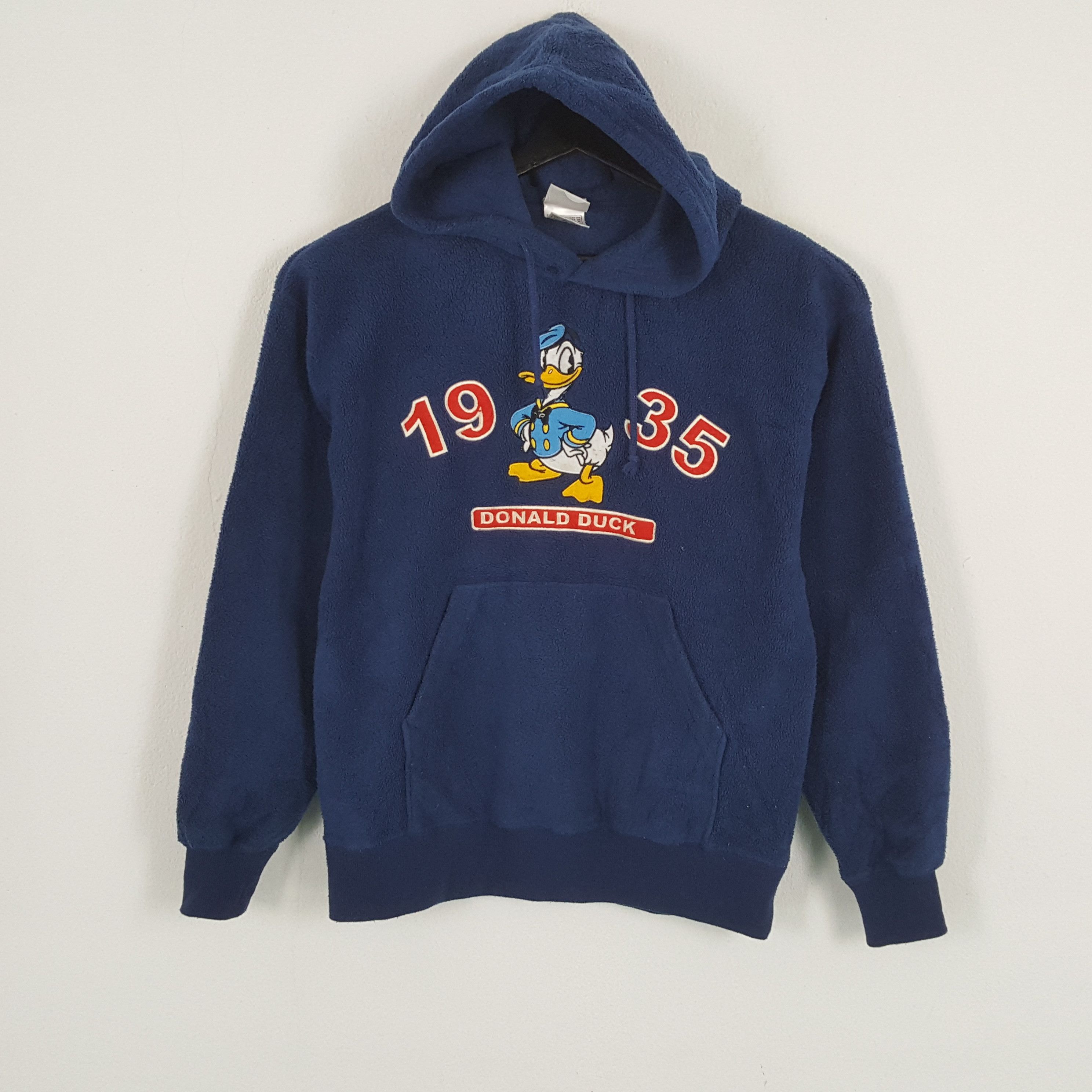 Cartoon Network × Disney × Vintage DONALD DUCK DISNEY Cartoon Character Streetwear Hoodies Size US M / EU 48-50 / 2 - 1 Thumbnail