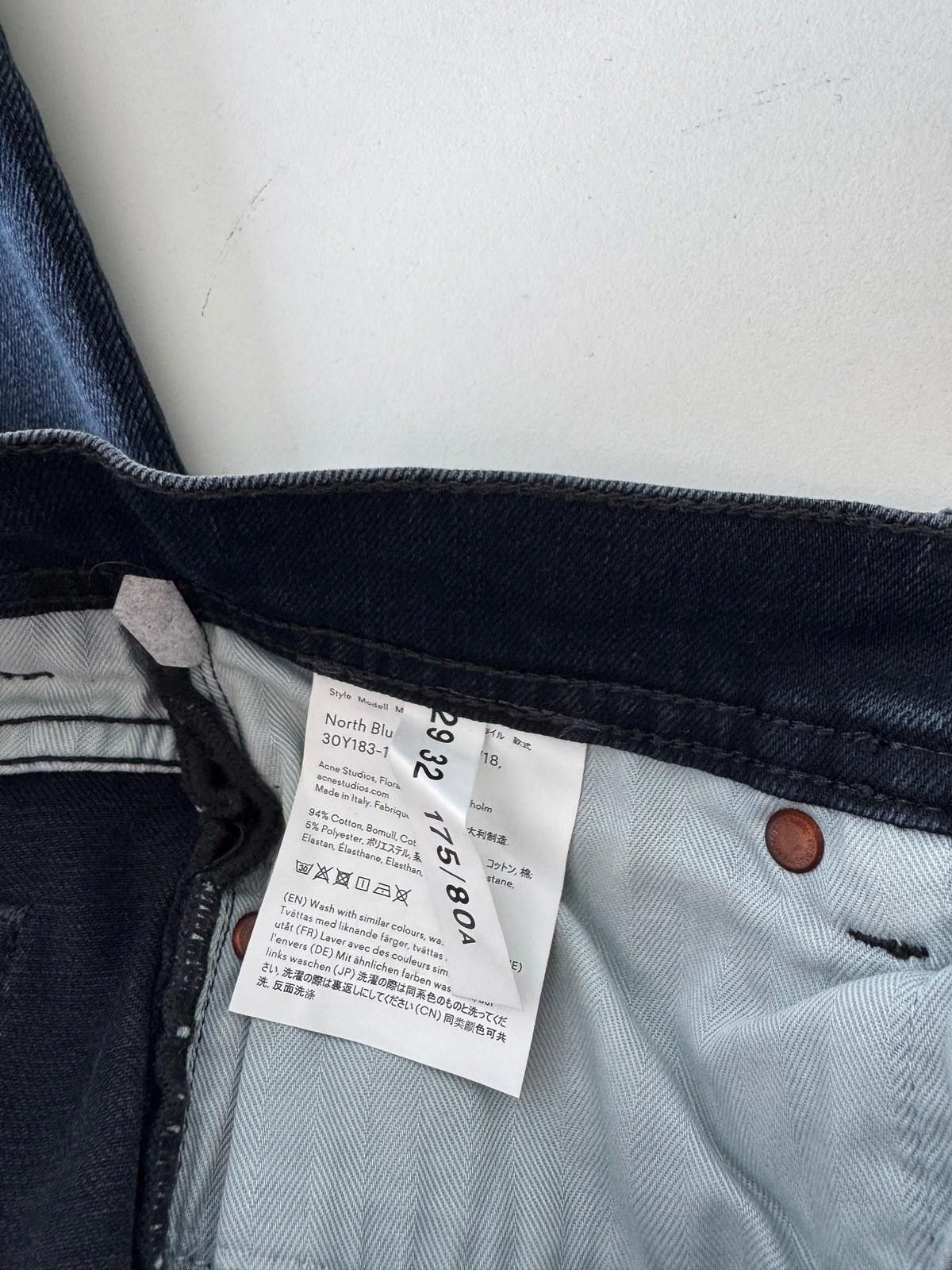 Acne Studios new Acne Studios bla konst mens jeans north blue black 29 Size US 31 - 8 Thumbnail