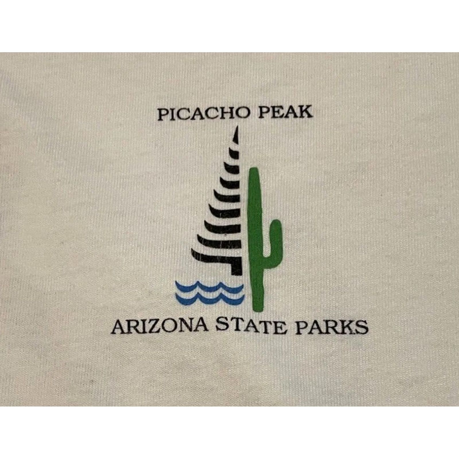 Vintage Vtg 90s Picacho Peak State Park Faded Shirt S Arizona Nature Art Grunge 80s Size US S / EU 44-46 / 1 - 4 Thumbnail