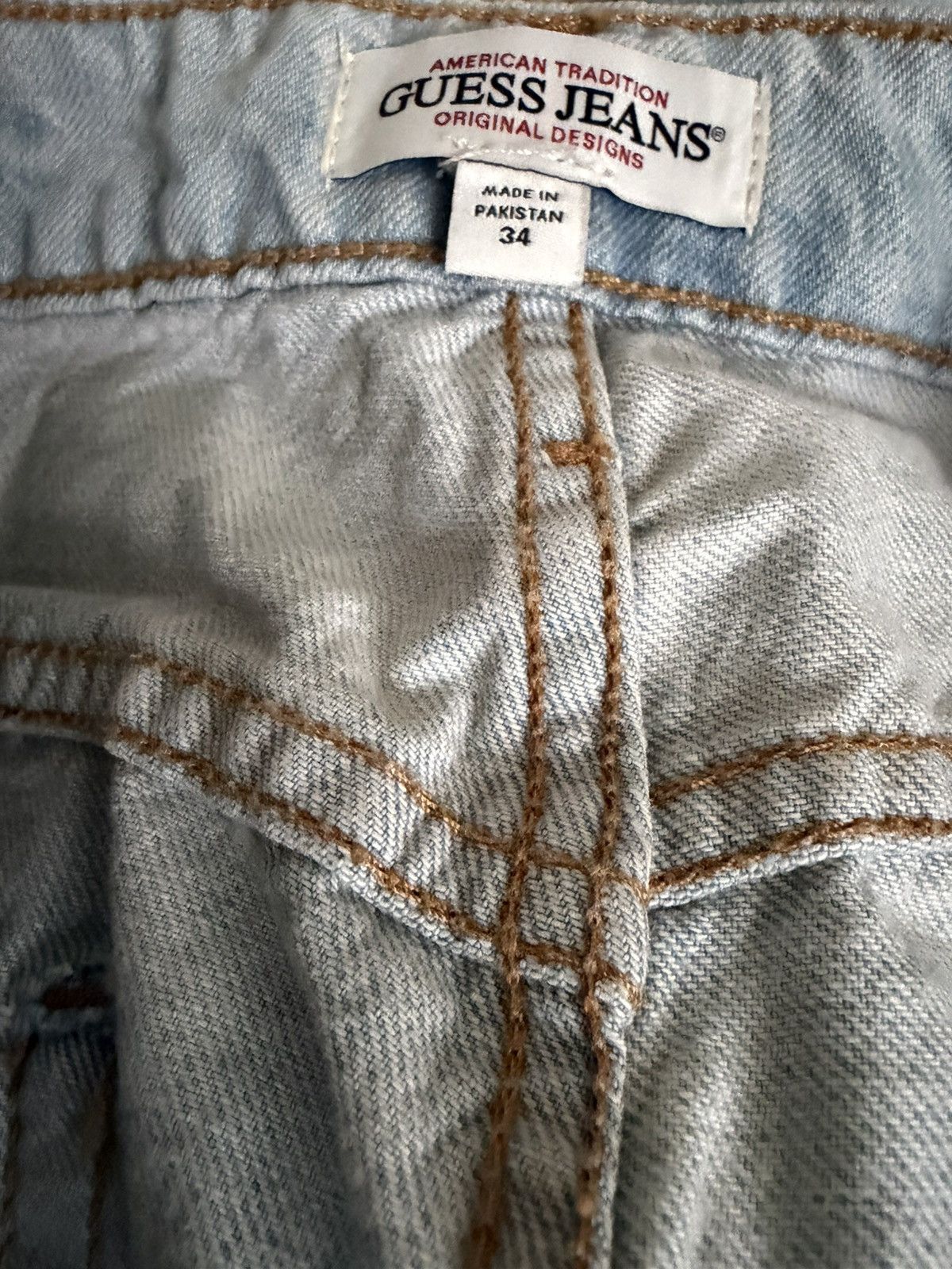 Guess Vintage Guess Relaxed Denim Jeans Size US 34 / EU 50 - 4 Thumbnail