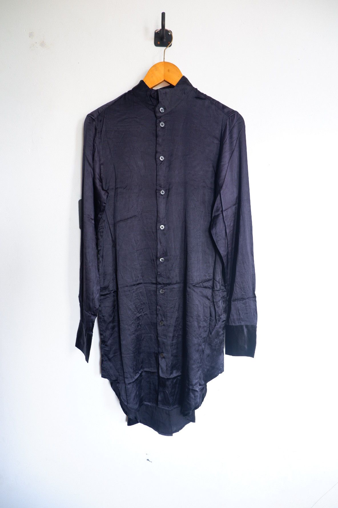 Ann Demeulemeester Ss2016 Ann Demeulesteer Silk Tunic Button Shirt Size M / US 6-8 / IT 42-44 - 1 Thumbnail