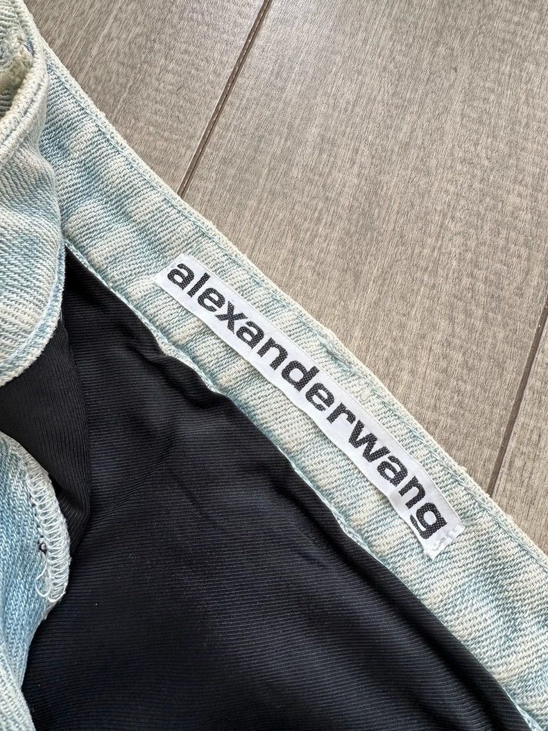 Alexander Wang Alexander Wang Denim Leather Patchwork Skirt- Size 26" / US 2 / IT 38 - 3 Thumbnail