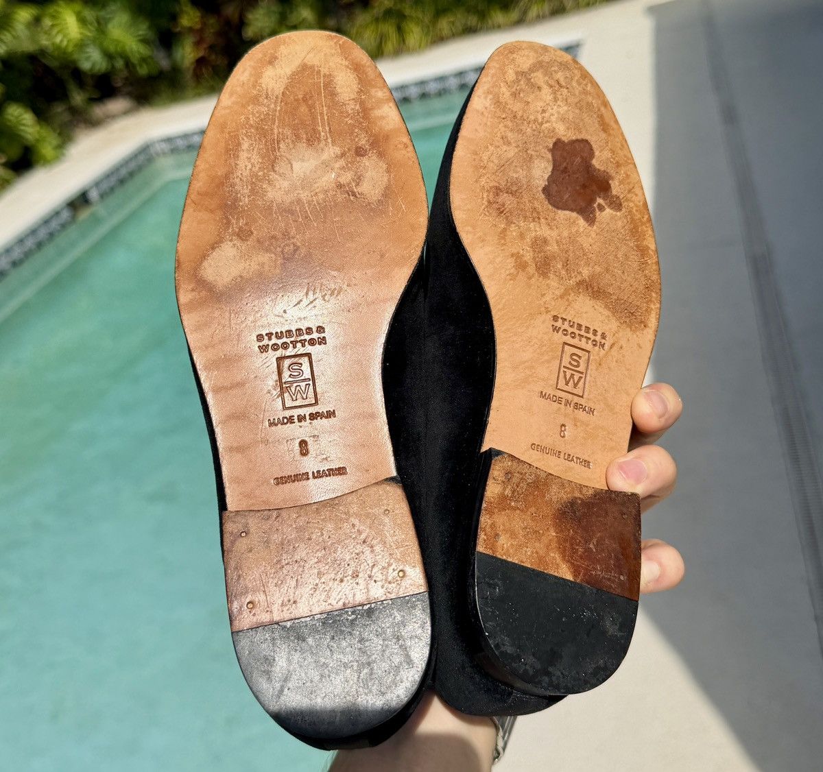 Stubbs & Wootton Stubbs & Wootton Formal Palm Beach Emblem Slip Ons Size US 8 / EU 41 - 7 Thumbnail