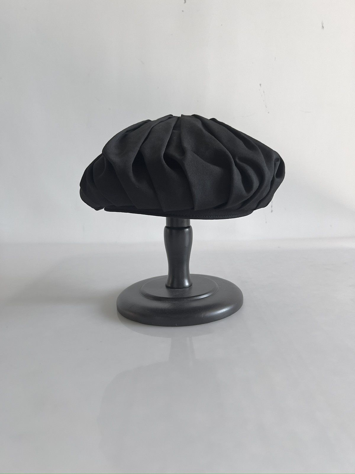 Yohji Yamamoto Yohji Yamamoto Noir+ - Wool Gather Beret Hat Size ONE SIZE - 1 Thumbnail