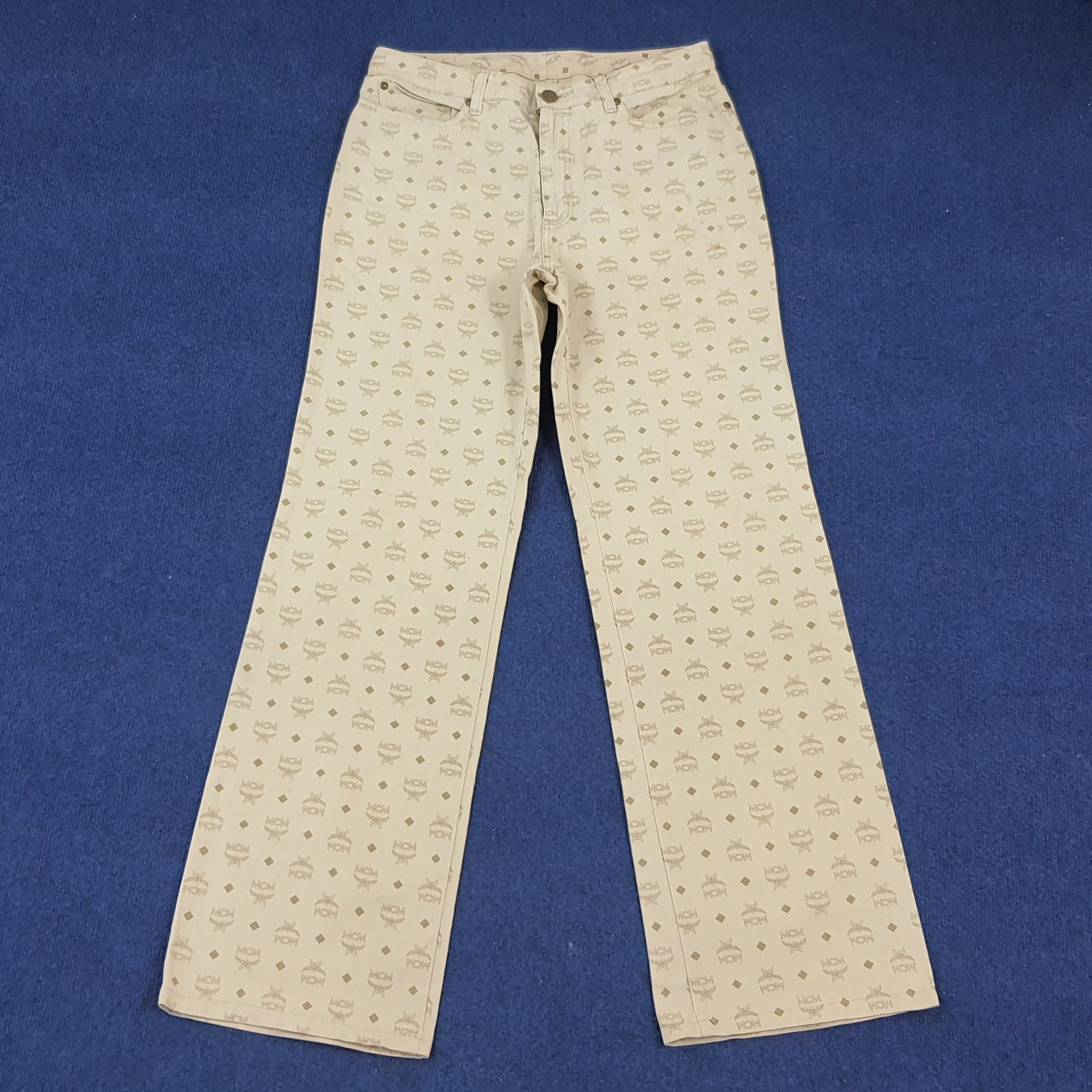 MCM × Vintage Vintage MCM Monogram Full Print Casual Pants Size US 29 - 4 Thumbnail