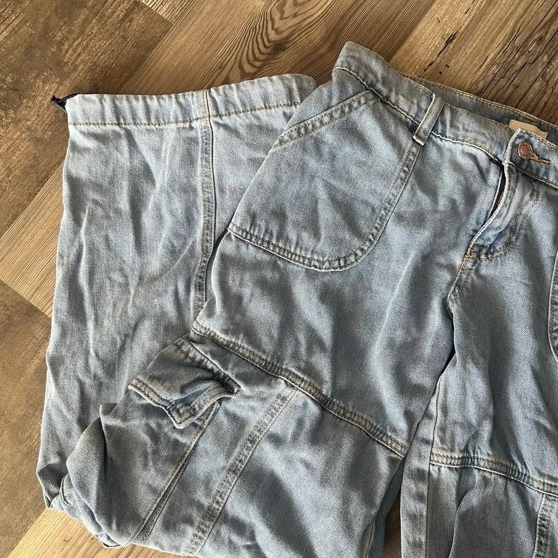 Other simply society light blue cargo jeans Size 25" / US 0 / IT 36 - 2 Thumbnail