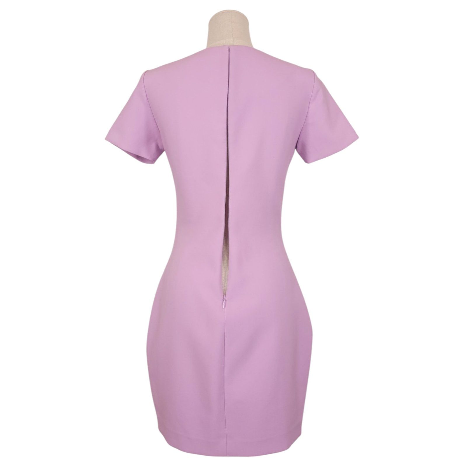 LIKELY Likely Short Sleeve Mini Dress Lilac Purple Sz 2 Size XS / US 0-2 / IT 36-38 - 4 Thumbnail