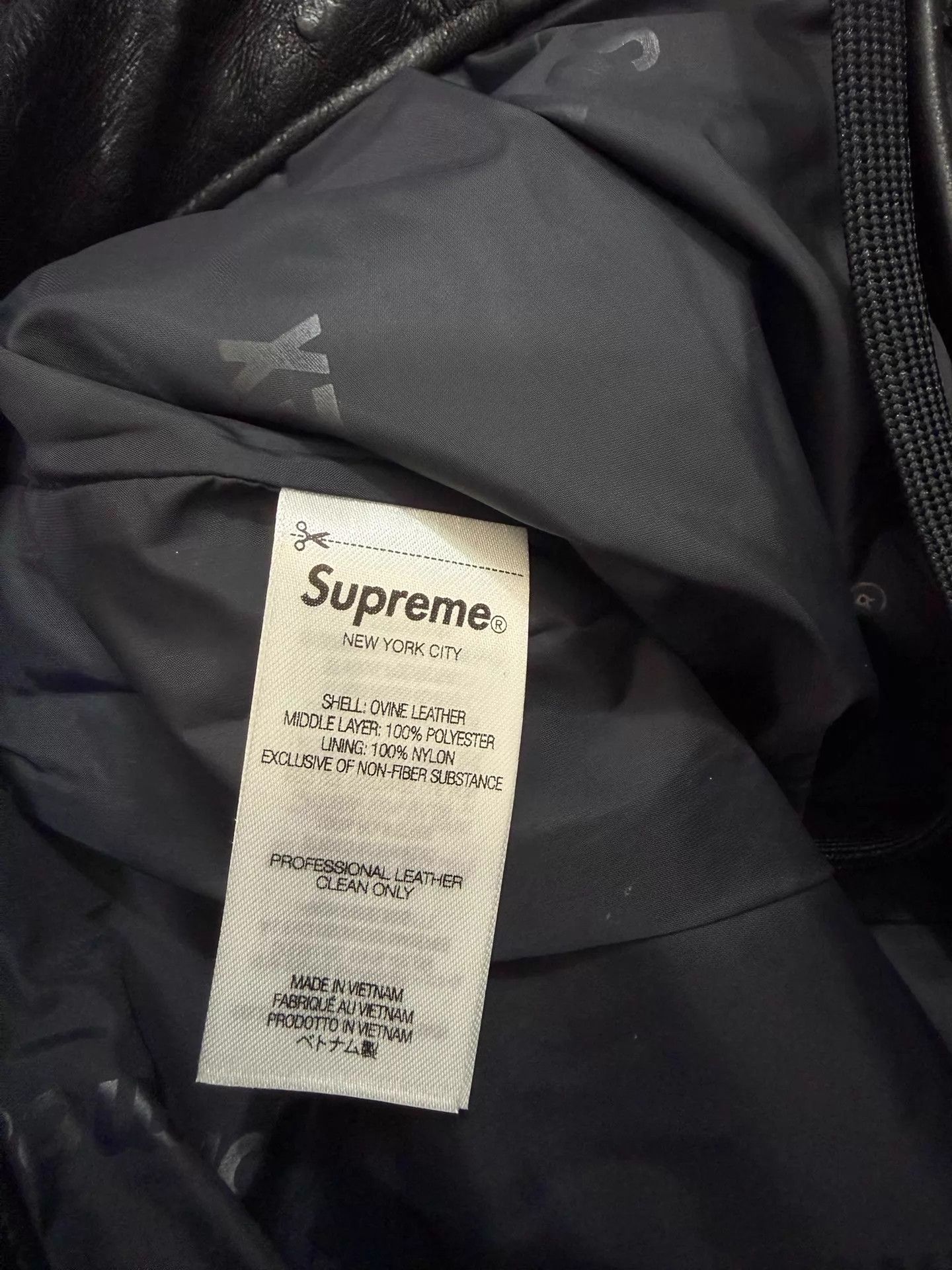 Supreme Supreme SS26 W6 GTX OstrichEmbossed LeatherPant BlackM Size US 32 / EU 48 - 5 Thumbnail