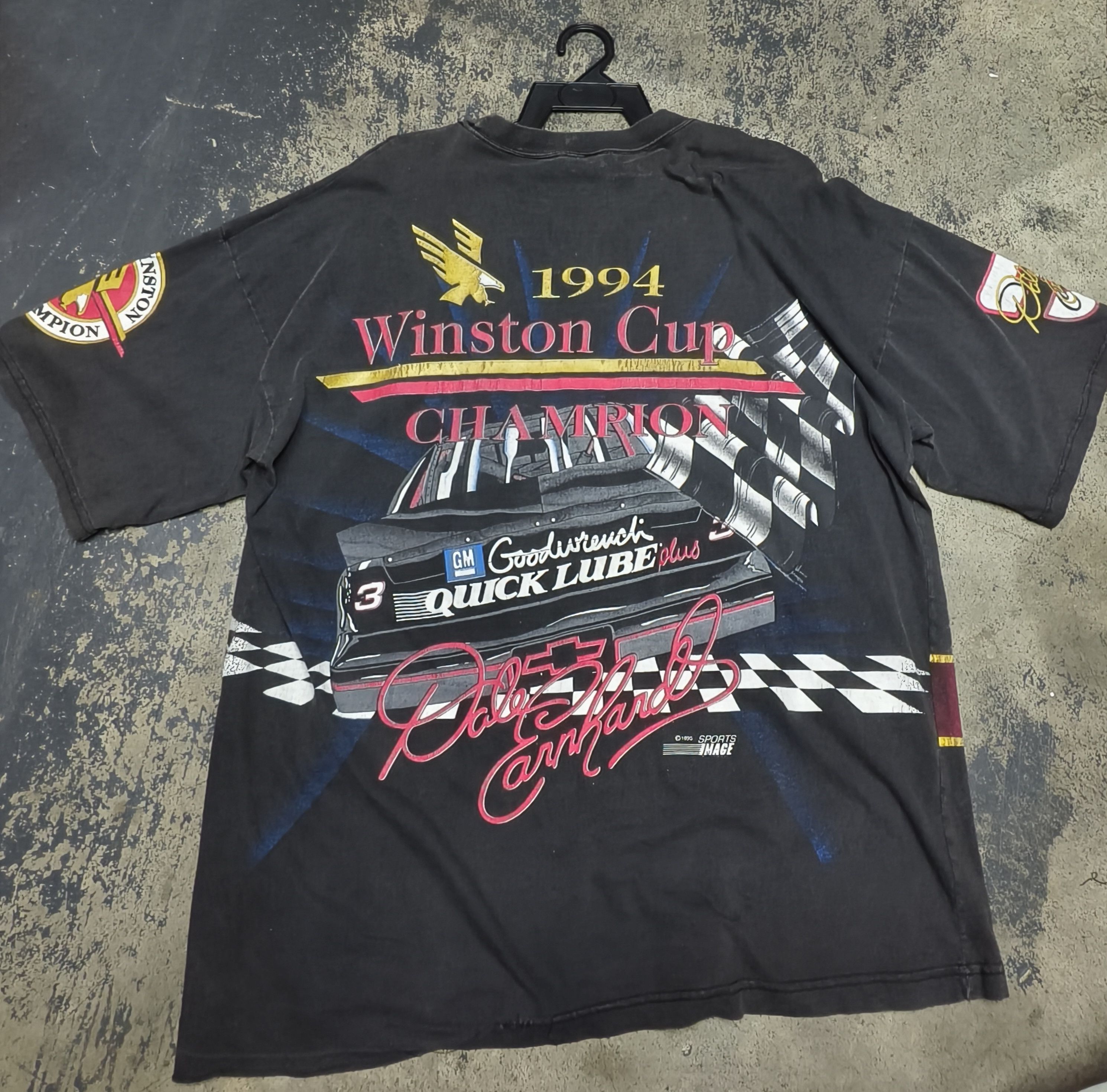 NASCAR Vtg Nascar faded 1994 winston cup 7x Size US XL / EU 56 / 4 - 2 Thumbnail