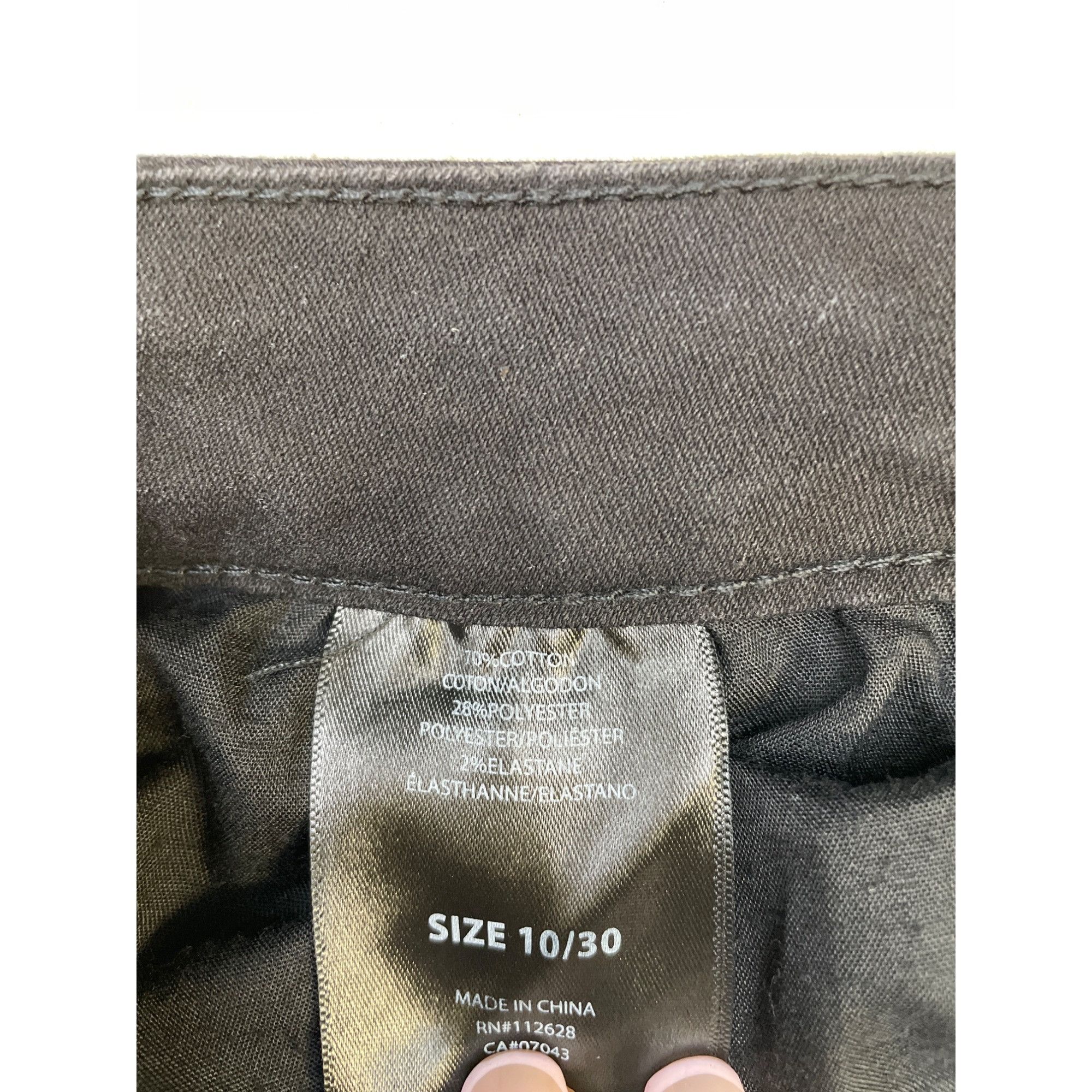 Other Tahari Women's Black Jeans Straight Leg Stretch Size 10/30 2 Size 32" / US 10 / IT 46 - 5 Thumbnail