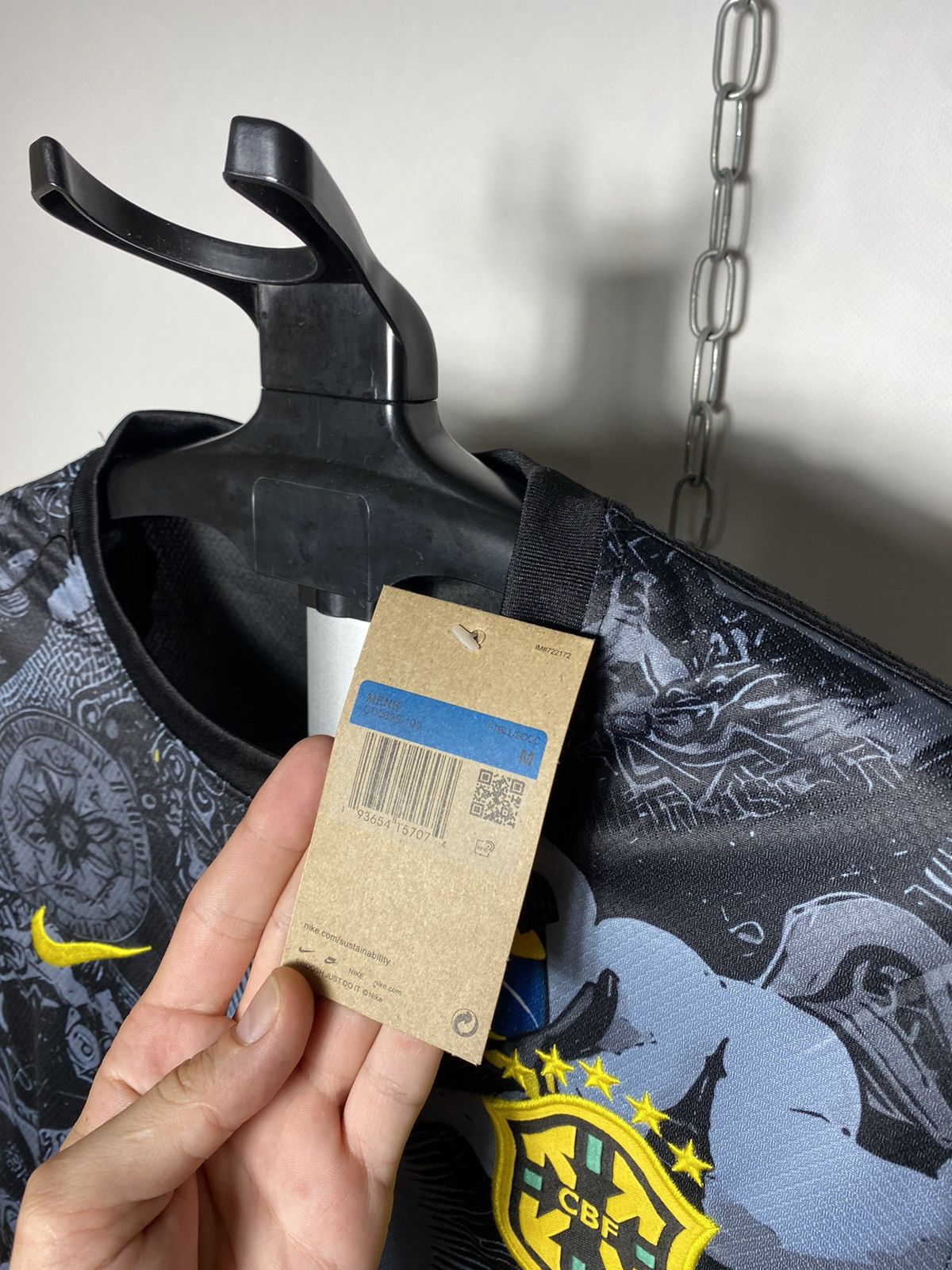 Other Nike Brazil Full Print Jesus Hype Blockcore Jersey Size US M / EU 48-50 / 2 - 6 Thumbnail