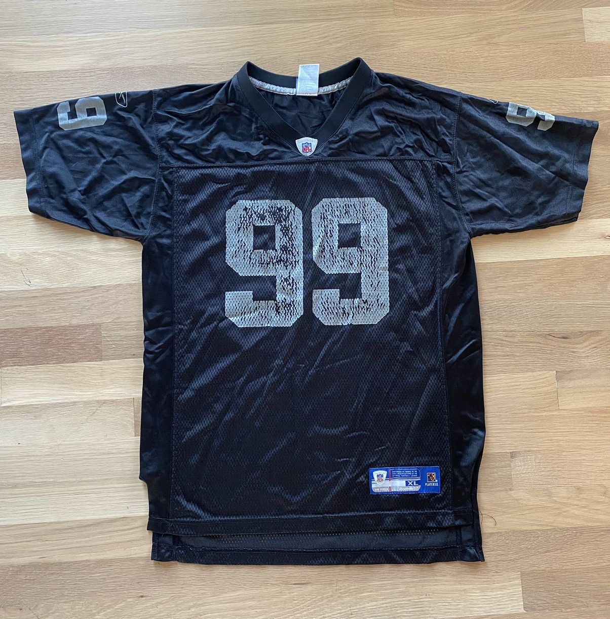 NFL Reebok Vintage Oakland Raiders Warren Sapp Jersey XL