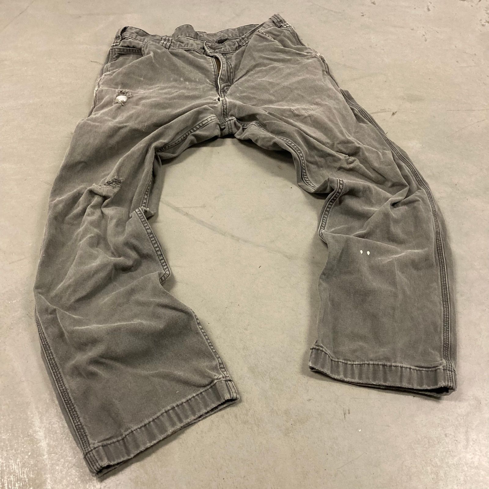 Carhartt × Vintage Y2K baggy thrashed carhartt carpenter Jeans 30x26 Size US 30 / EU 46 - 1 Thumbnail
