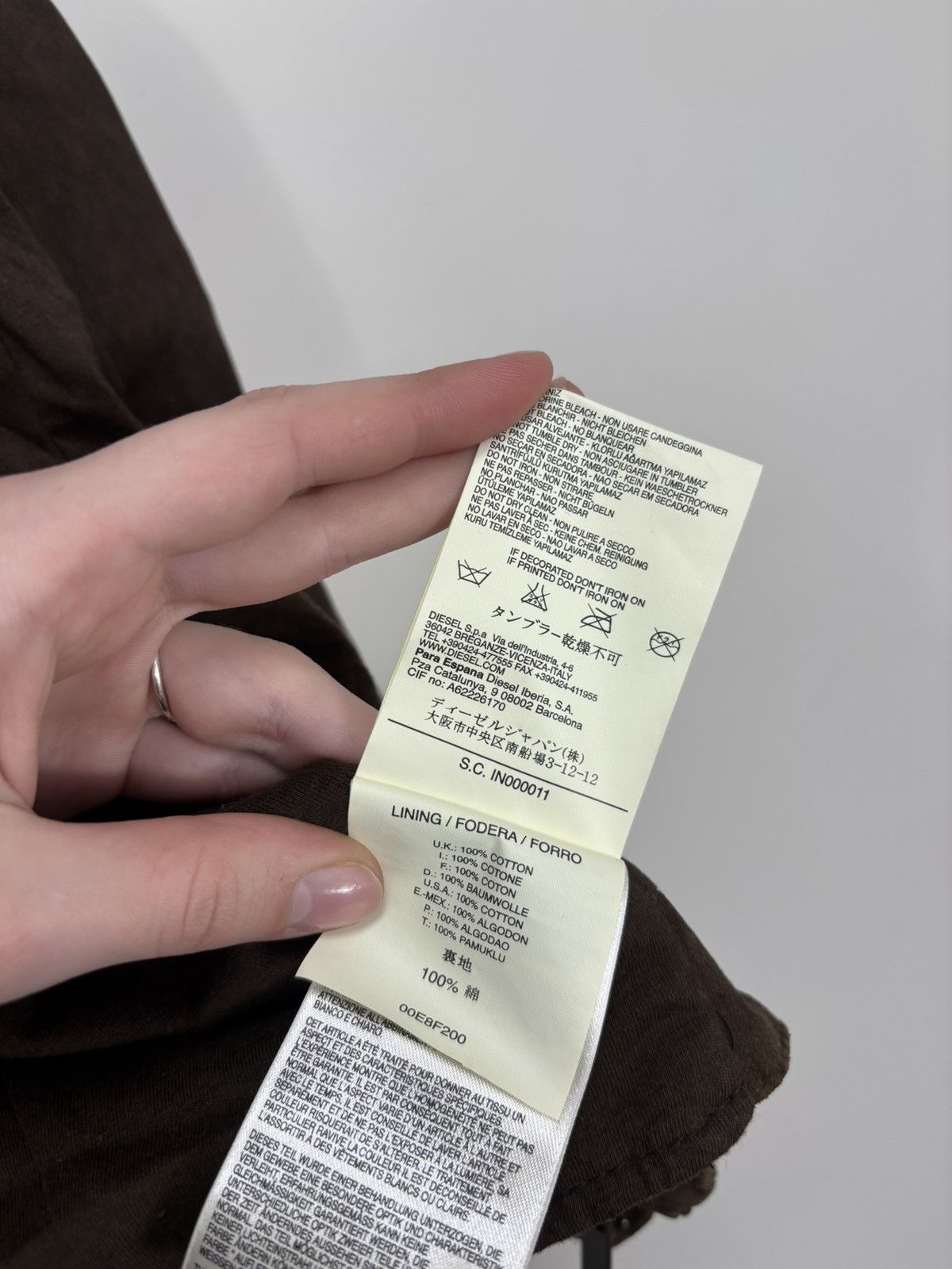 Diesel Diesel L-Zoe NWT Women’s Brown Suede Leather Vest Jacket Size L / US 10 / IT 46 - 17 Thumbnail