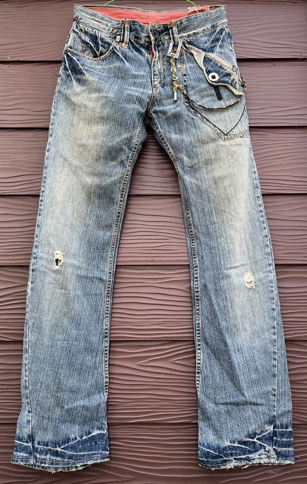 Japanese Brand Vintage Tought Jeans Smith Denim If six was Nine Denim style Size US 32 / EU 48 - 2 Thumbnail