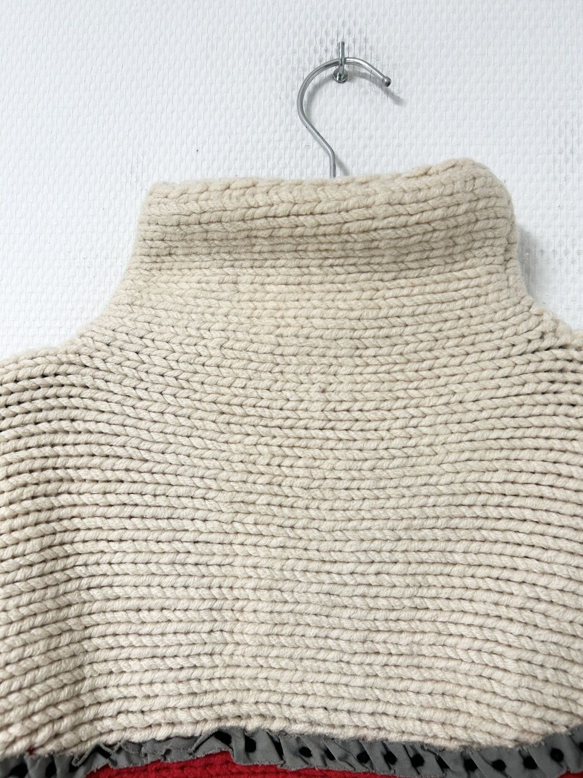 Prada Prada Heavyweight Wool Contrast Panel Turtleneck Knit Size M / US 6-8 / IT 42-44 - 3 Thumbnail