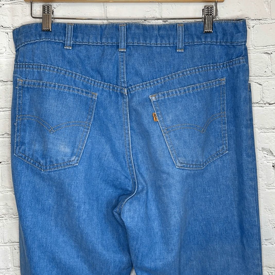 Levi's VINTAGE Levi’s Men’s Orange Tab Jeans Straight Jeans 36x30 Blue 30in Inseam Mens Jeans Comfort Dad Jeans Skosh Size US 36 / EU 52 - 4 Thumbnail