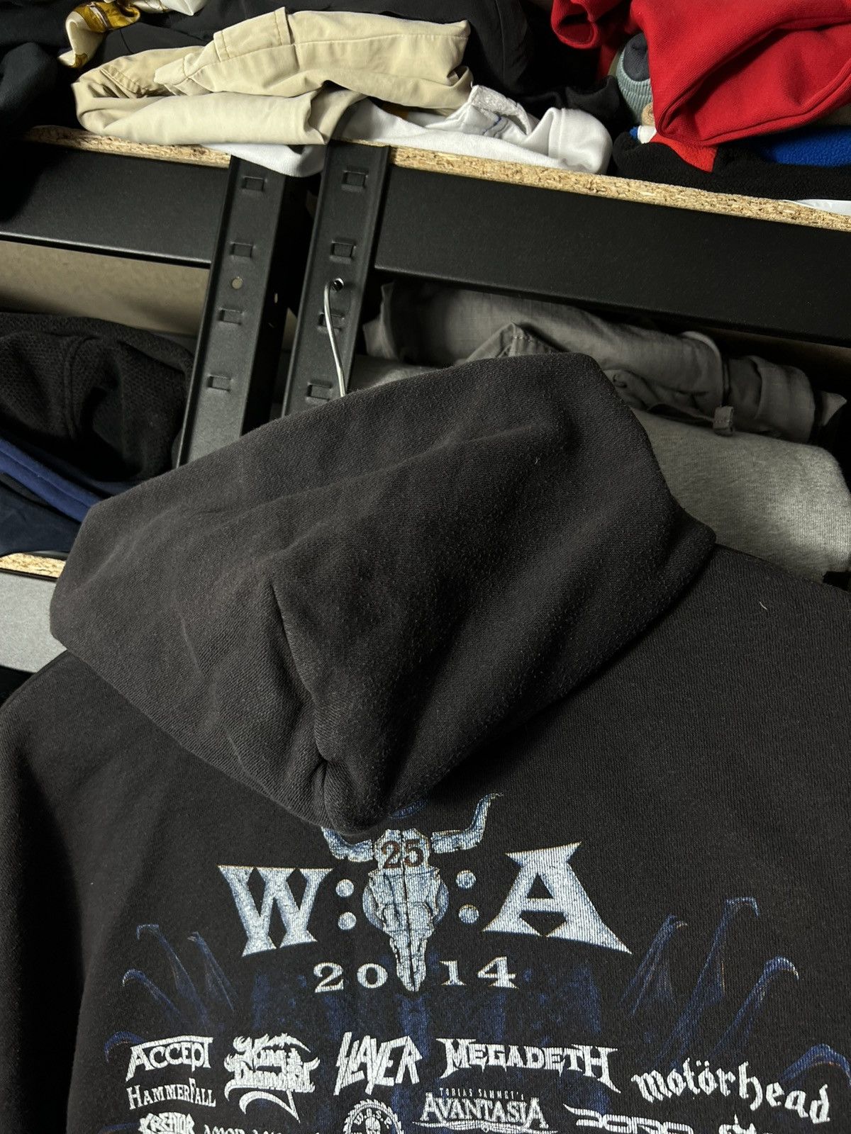 Band Tees Vintage Wacken Open Air 2014 25 Years Zip Hoodie Band Merch Size US L / EU 52-54 / 3 - 10 Thumbnail