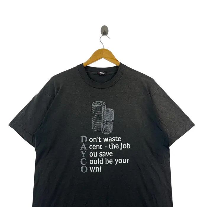 Fruit Of The Loom Vintage 80’ DAYCO PRODUCTS AUTOMOTIVE Promo Tee Shirt Size US L / EU 52-54 / 3 - 2 Thumbnail