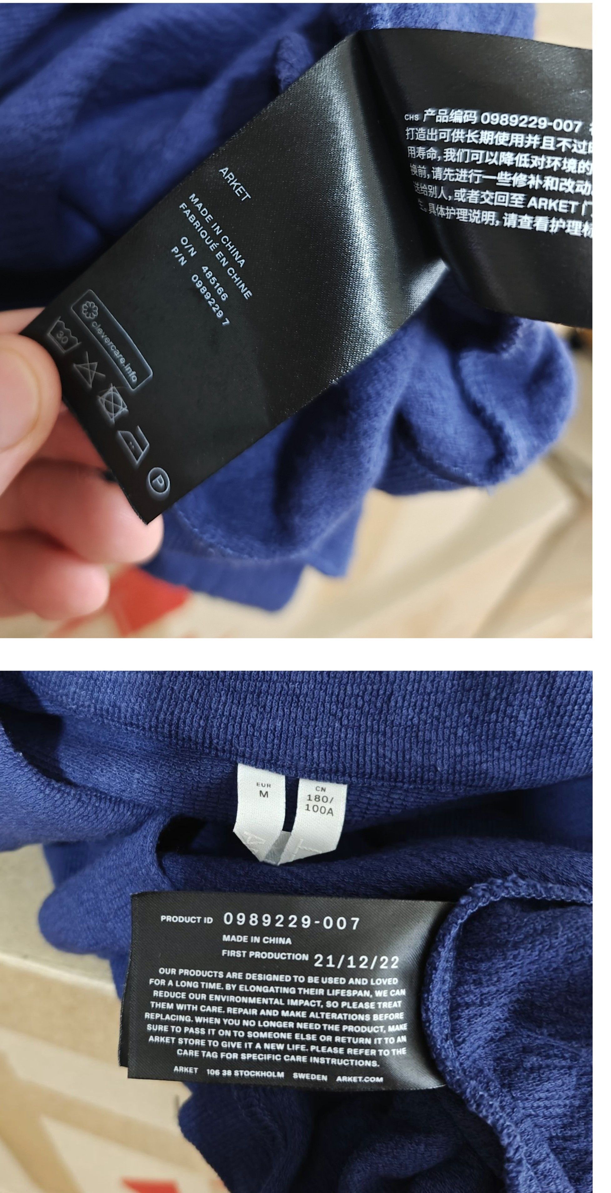 Arket Arket Stockholm Shirt Blue Button size M Size US M / EU 48-50 / 2 - 8 Thumbnail