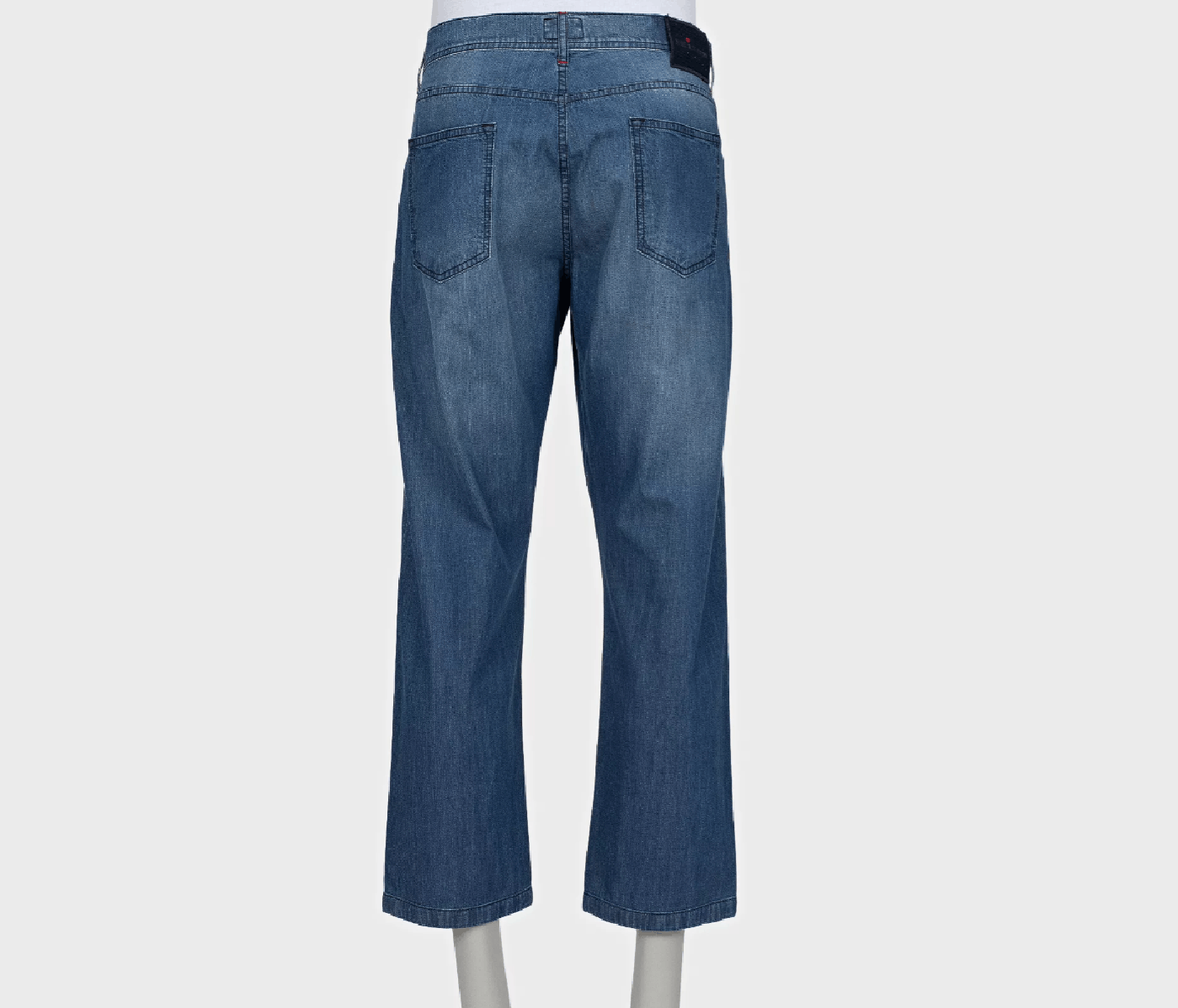 Kiton Kiton Blue Straight Leg Jeans W38 3XL Size US 40 / EU 56 - 3 Thumbnail