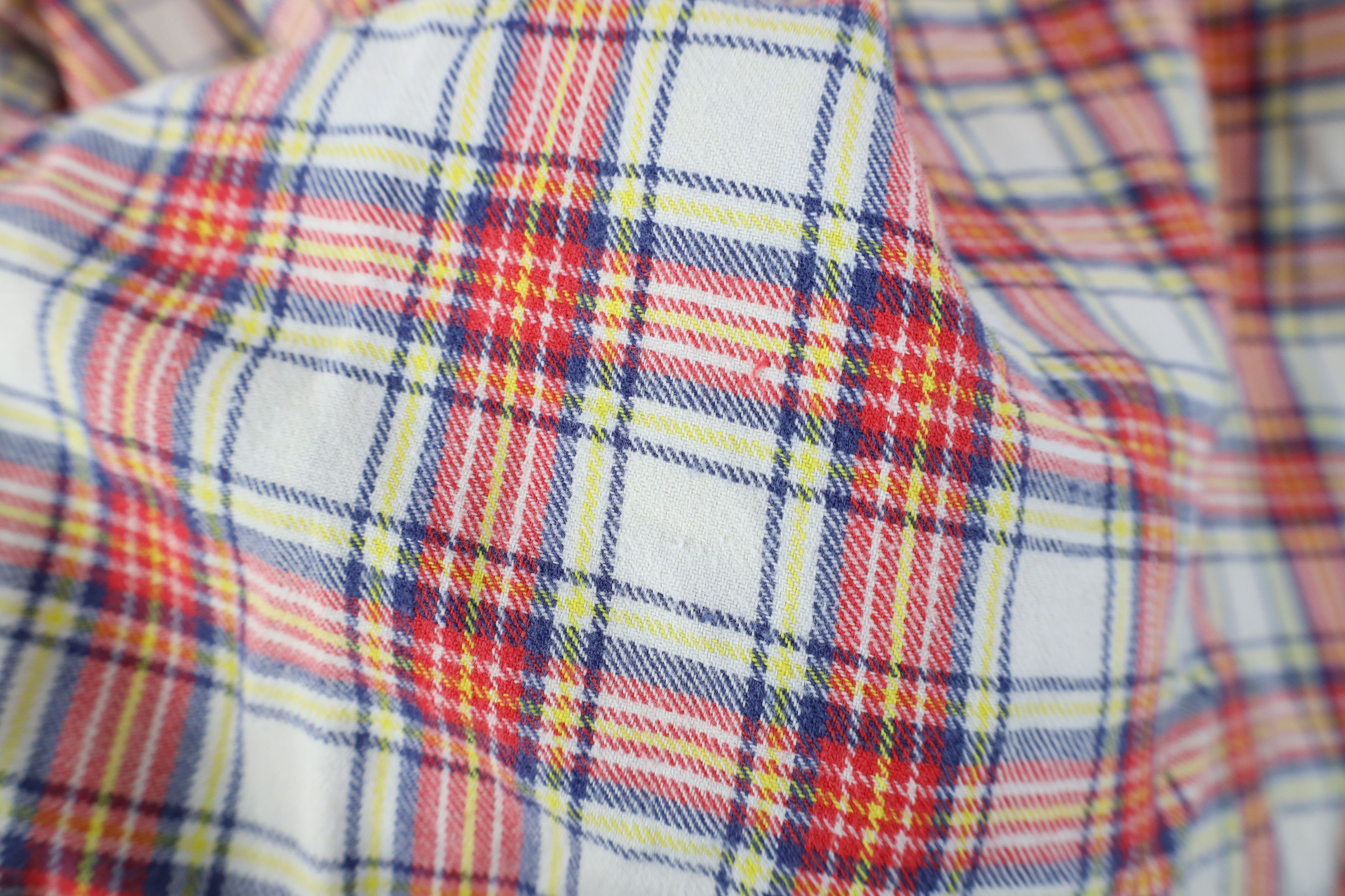 Vintage Vintage 70s Streetwear Flannel Collared Button Shirt Plaid Size US L / EU 52-54 / 3 - 8 Thumbnail