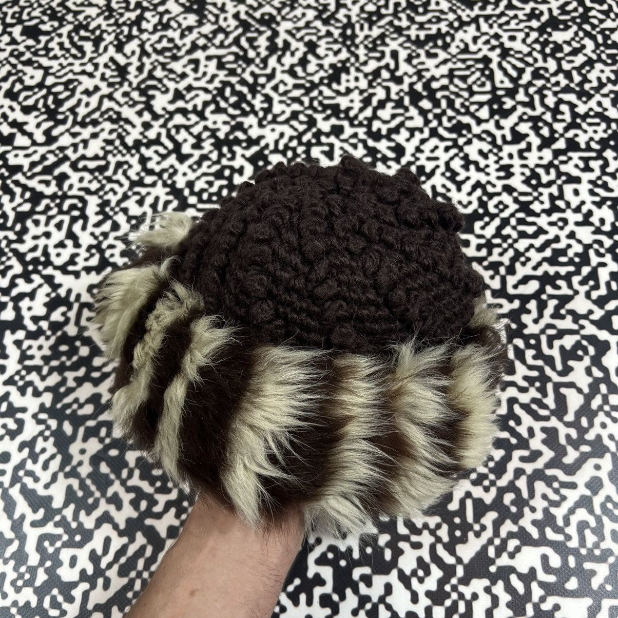 Vintage Vintage Y2K Japanese Fur Mohair Style Knitted Beanie Hat Size ONE SIZE - 5 Thumbnail