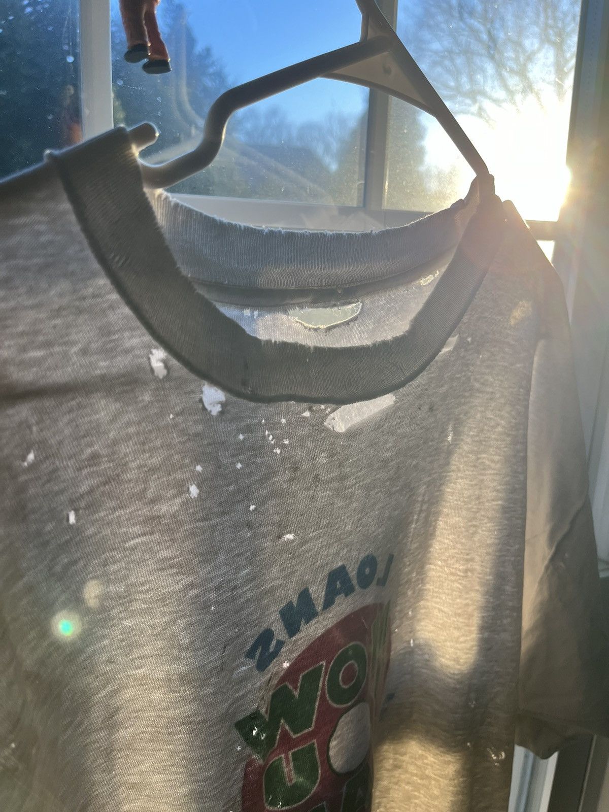 Unsound Rags “Place Beyond The Pines” Distressed Single Stitch White Tee Size US XL / EU 56 / 4 - 4 Thumbnail