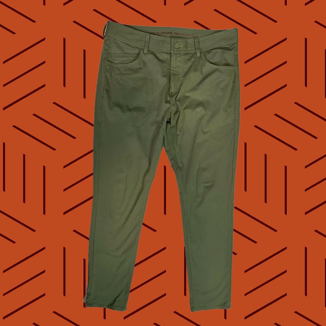 Rhone RHONE COMMUTER FIVE POCKET PANTS OLIVINE GREEN Men’s 35 Size US 35 - 1 Thumbnail